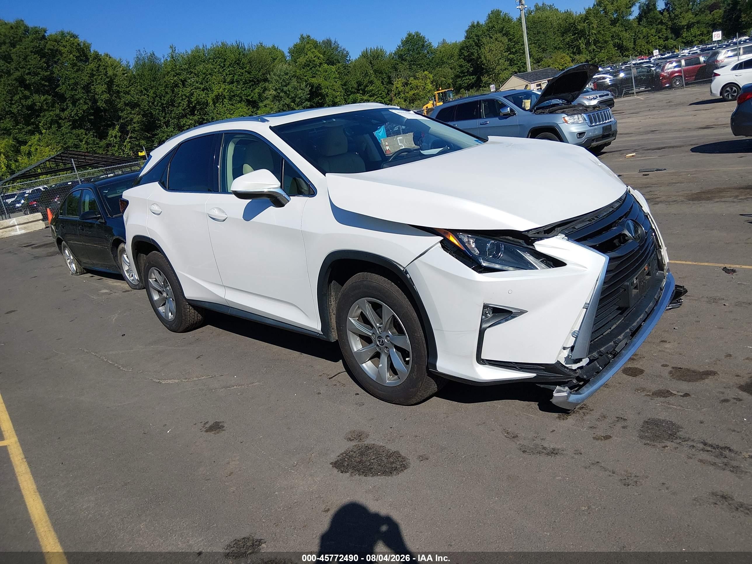 2018 Lexus RX 350, VIN 2T2BZMCA4JC153283 — Front end
