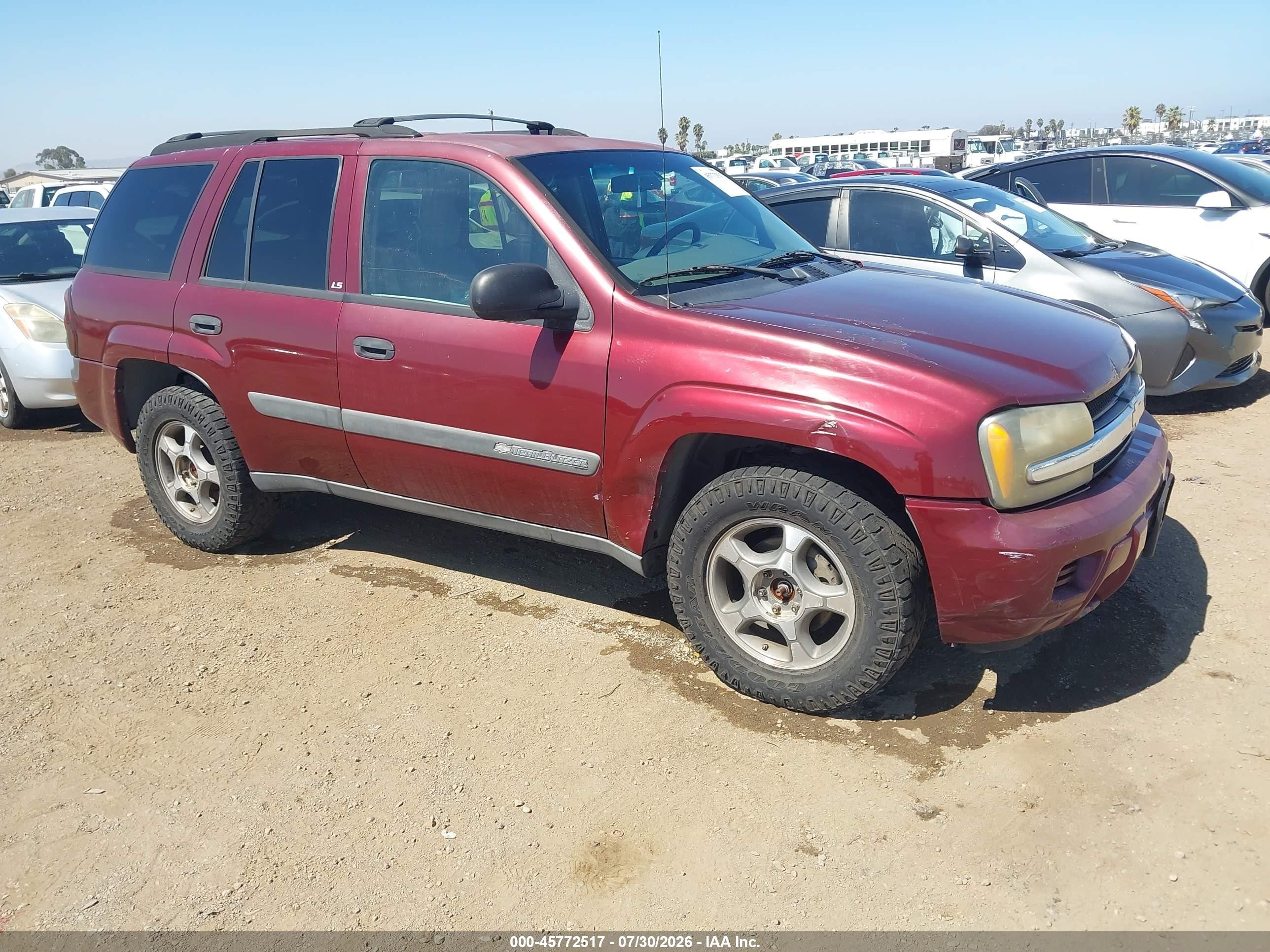 2004 Chevrolet TrailBlazer LS, VIN 1GNDT13S642287681 — Normal wear