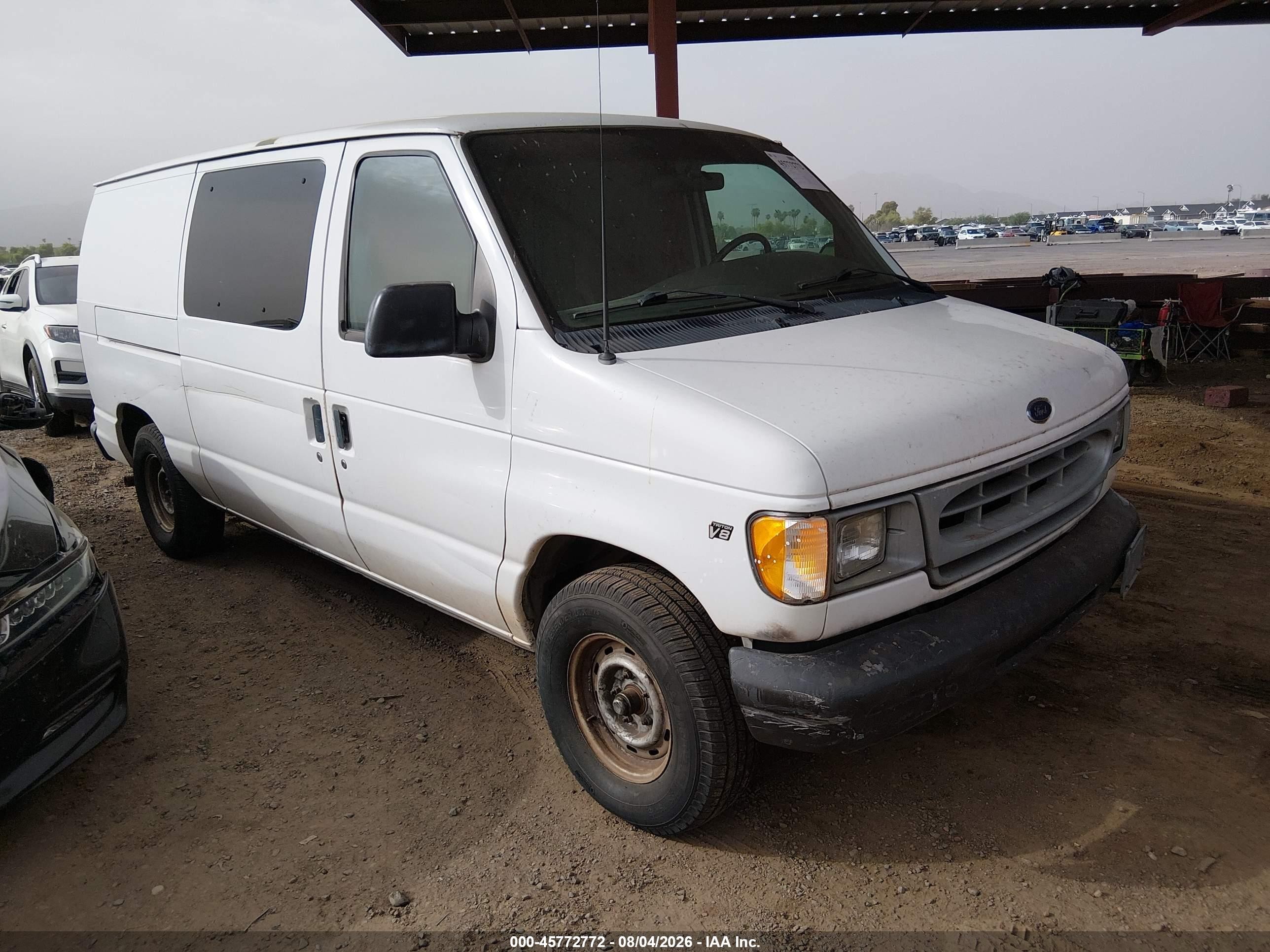 2001 Ford Econoline Cargo, VIN 1FTRE14W81HA89820 — Normal wear