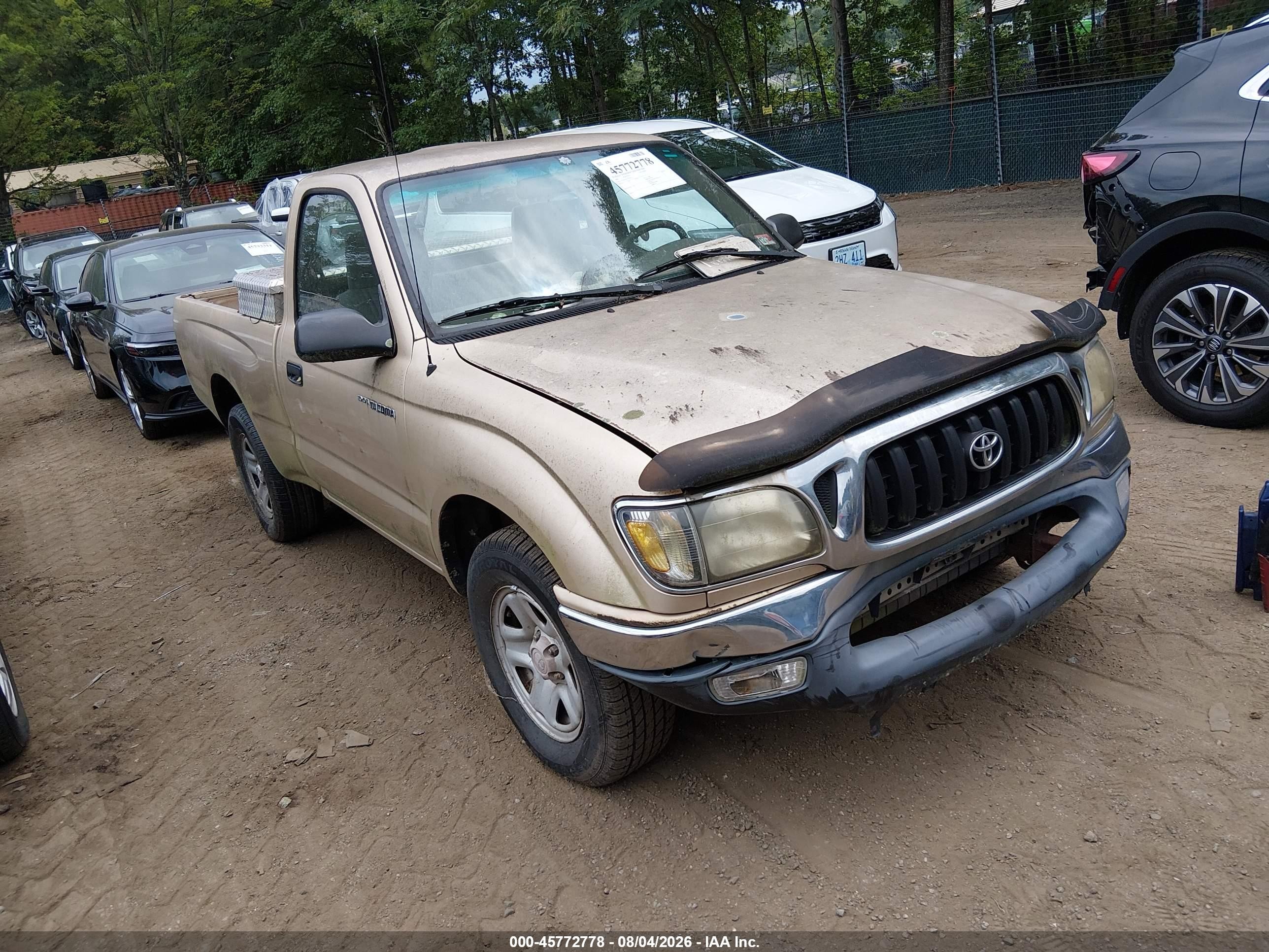2001 Toyota Tacoma, VIN 5TENL42N11Z728523 — Обычный износ