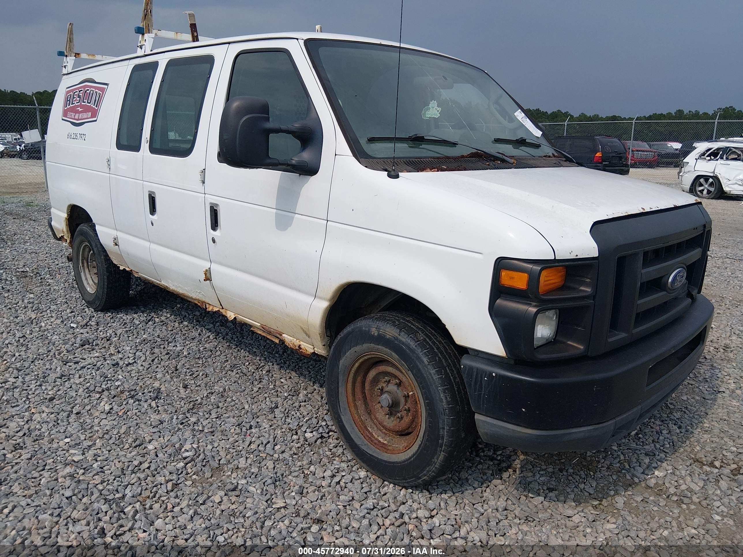 2012 Ford Econoline Cargo Commercial, VIN 1FTNE2EW0CDA94118 — Normal wear