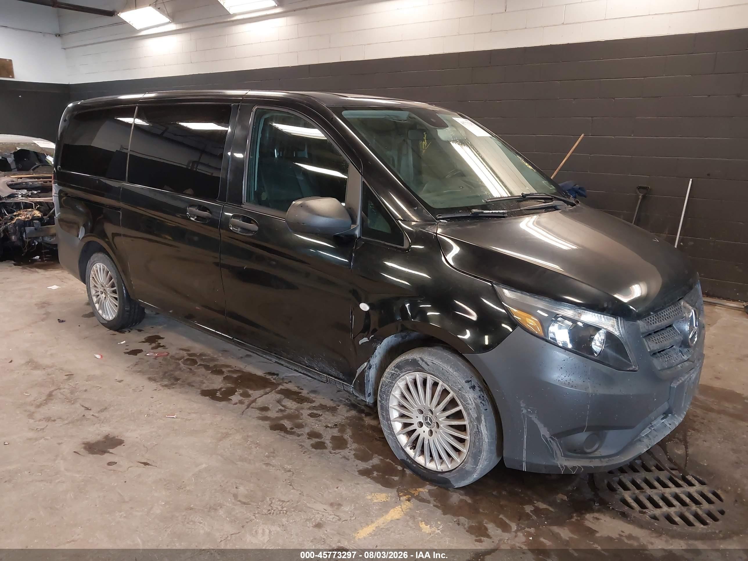 2018 Mercedes-Benz Metris Passenger, VIN WD4PG2EE2J3450331 — Water / flood