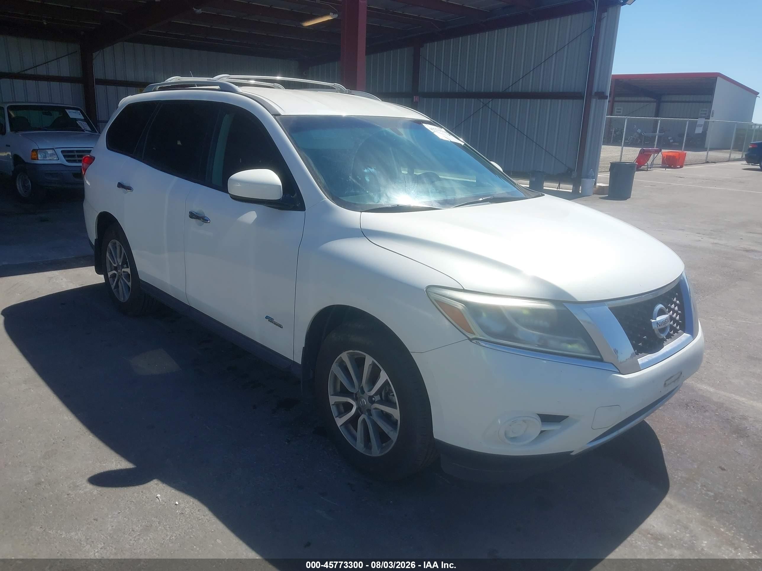 2014 Nissan Pathfinder SL Hybrid, VIN 5N1CR2MN0EC643518 — Обычный износ