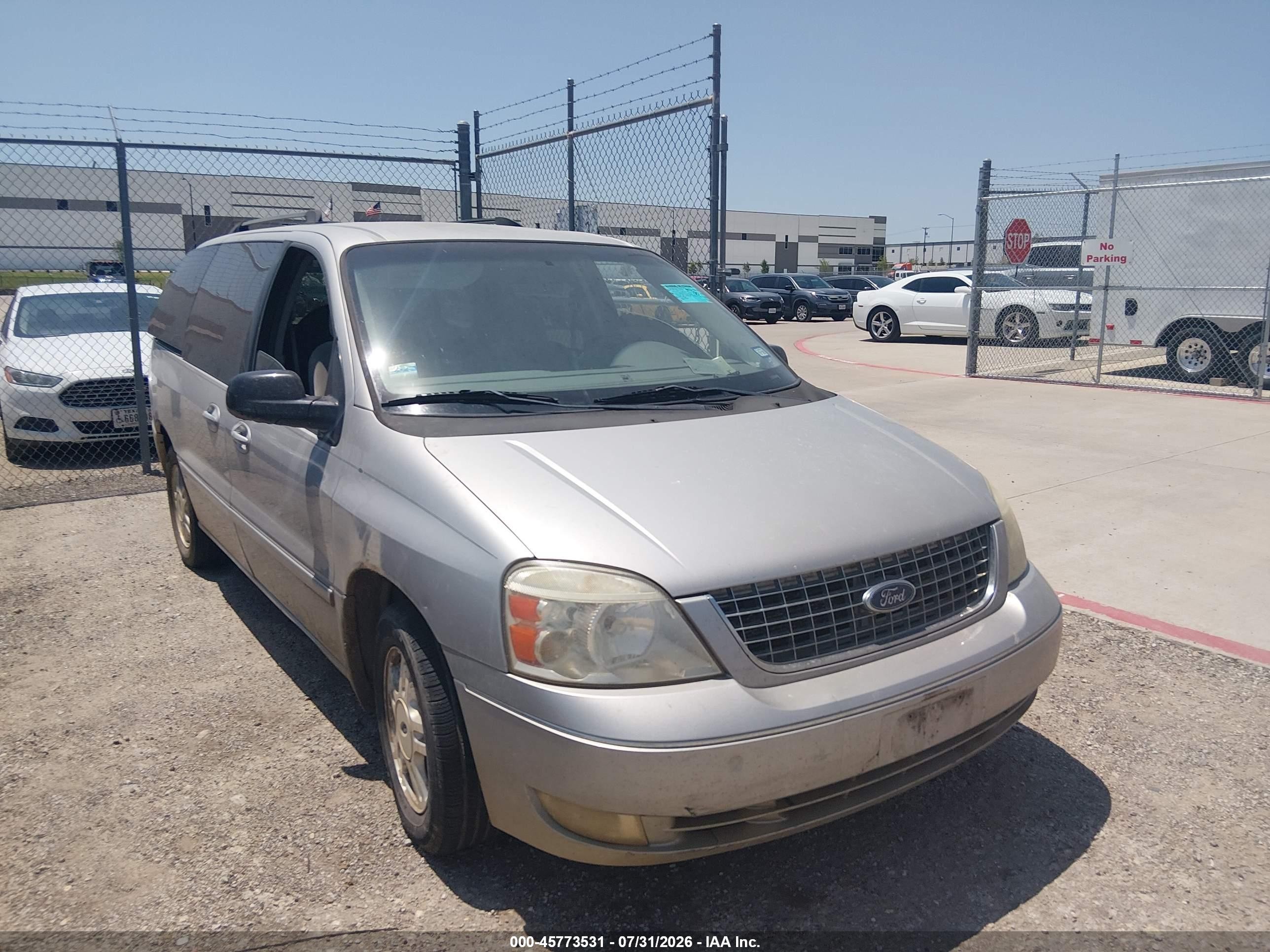 2006 Ford Freestar SEL, VIN 2FMZA52256BA60312 — Rear end