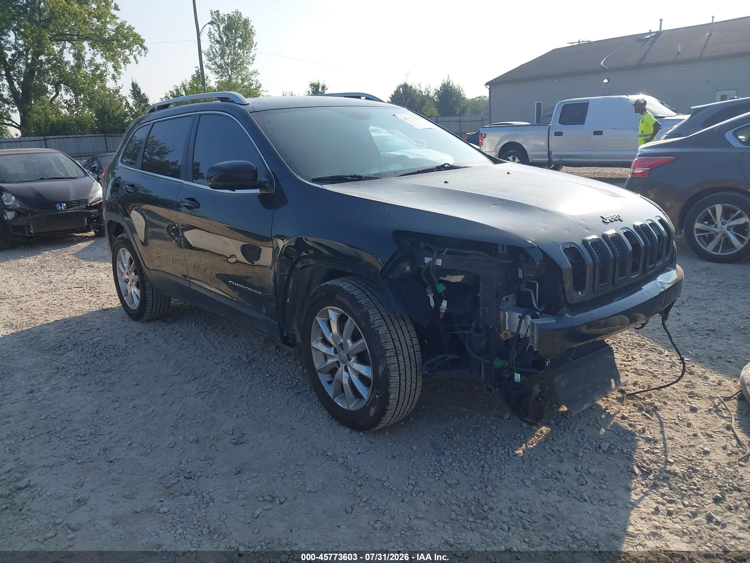 2016 Jeep Cherokee Limited, VIN 1C4PJLDB5GW229550 — Перед
