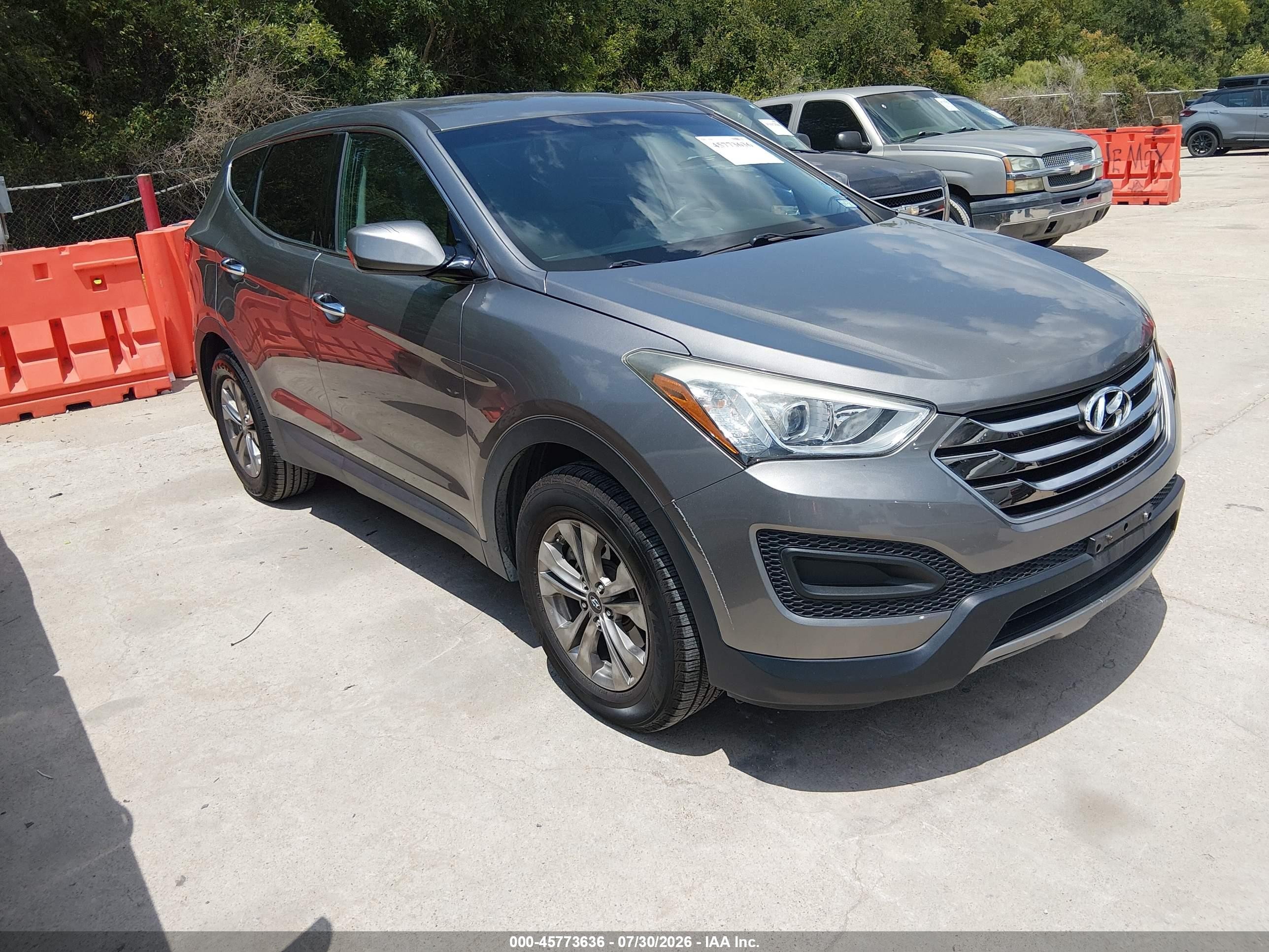 2016 Hyundai Santa Fe, VIN 5XYZT3LB0GG352884 — Обычный износ