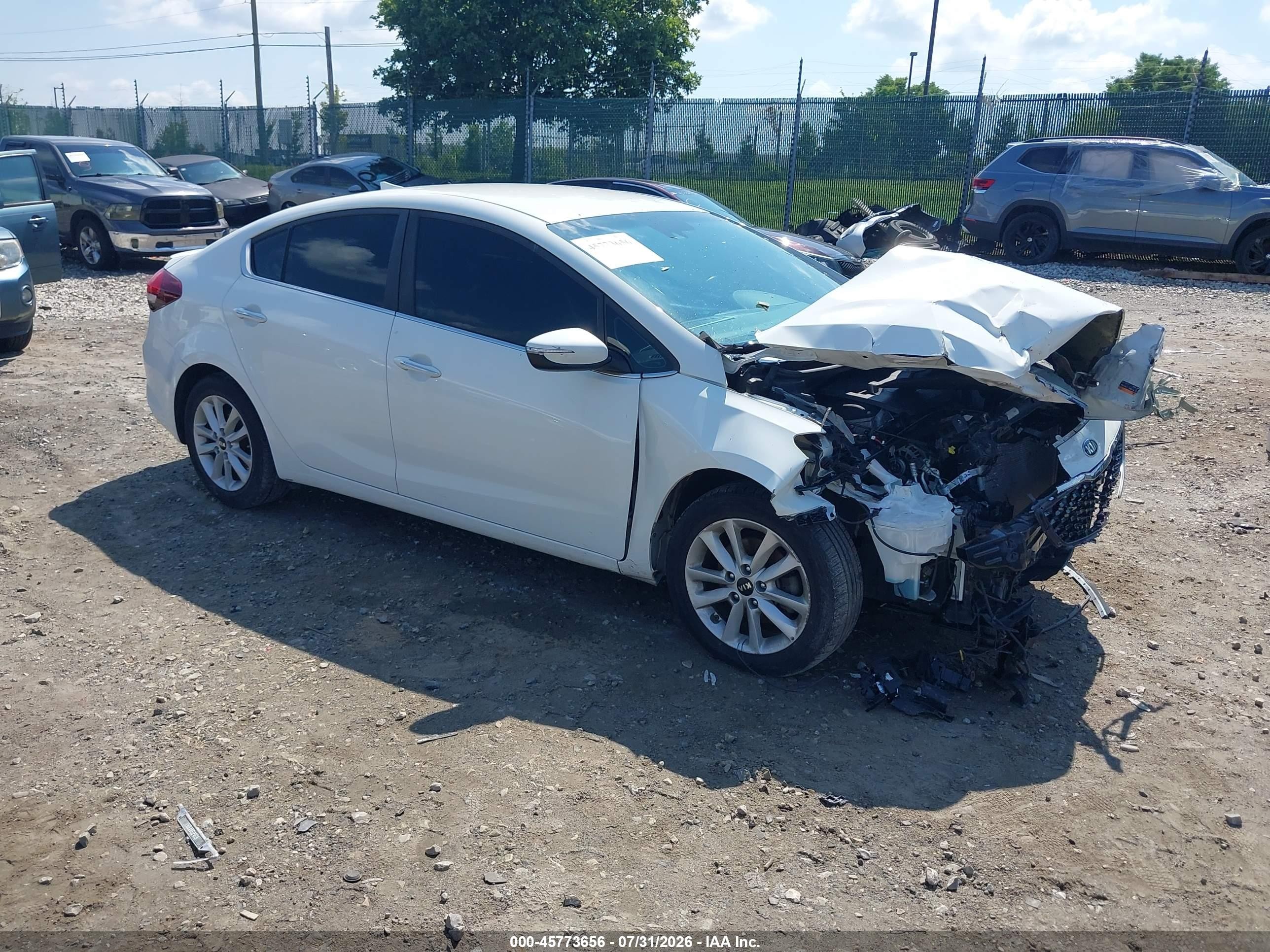 2017 Kia Forte LX, VIN 3KPFL4A76HE102765 — Front end