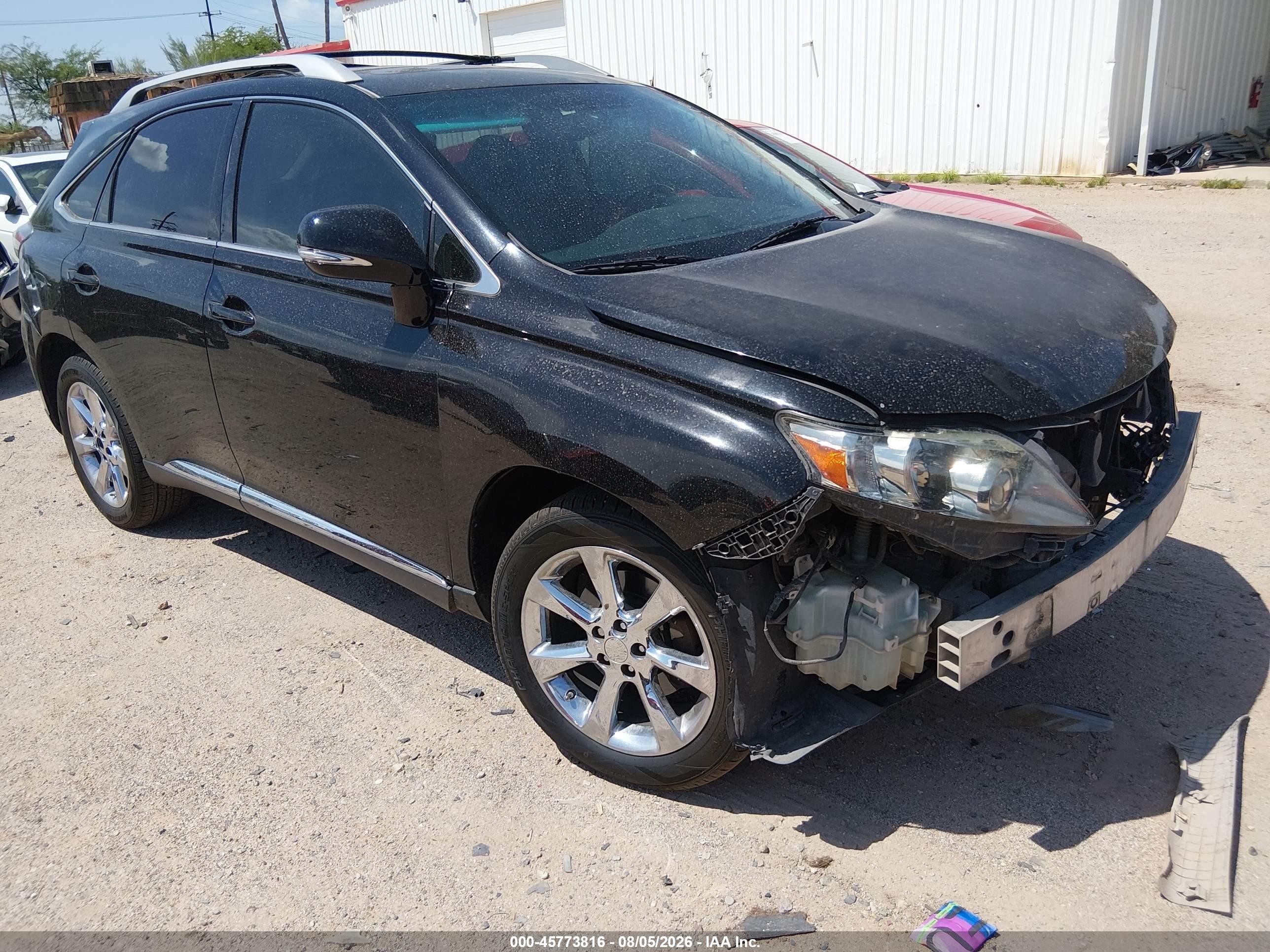 2010 Lexus RX 350, VIN 2T2ZK1BA3AC012336 — Front end