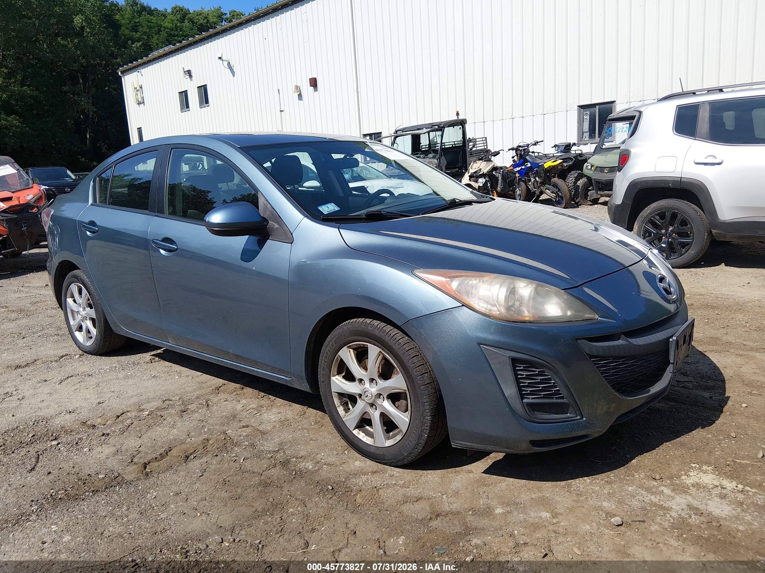 2010 Mazda 3 i Touring, VIN JM1BL1SG3A1246424 — Normal wear
