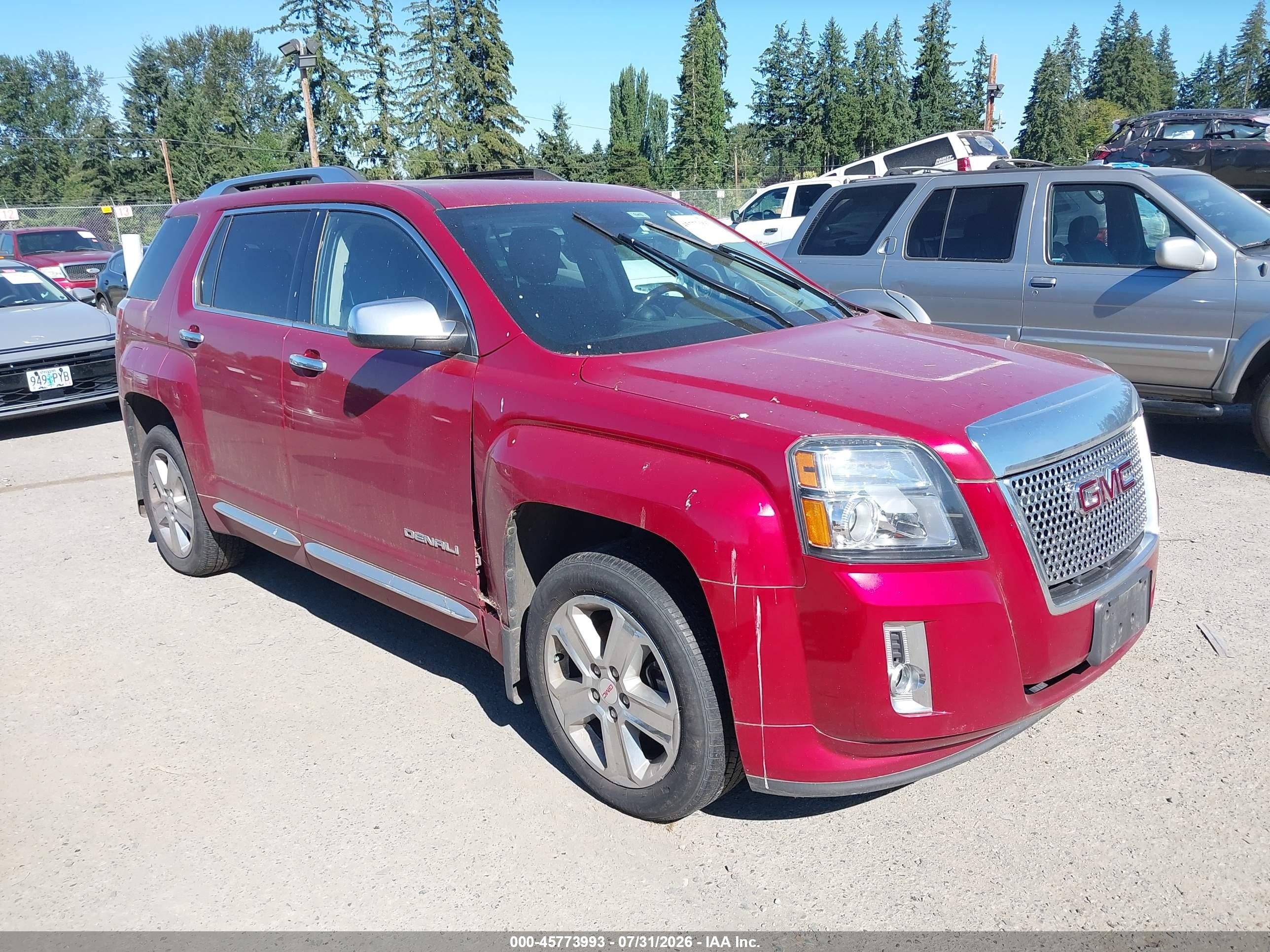 2014 GMC Terrain Denali, VIN 2GKFLZEK2E6150498 — Normal wear