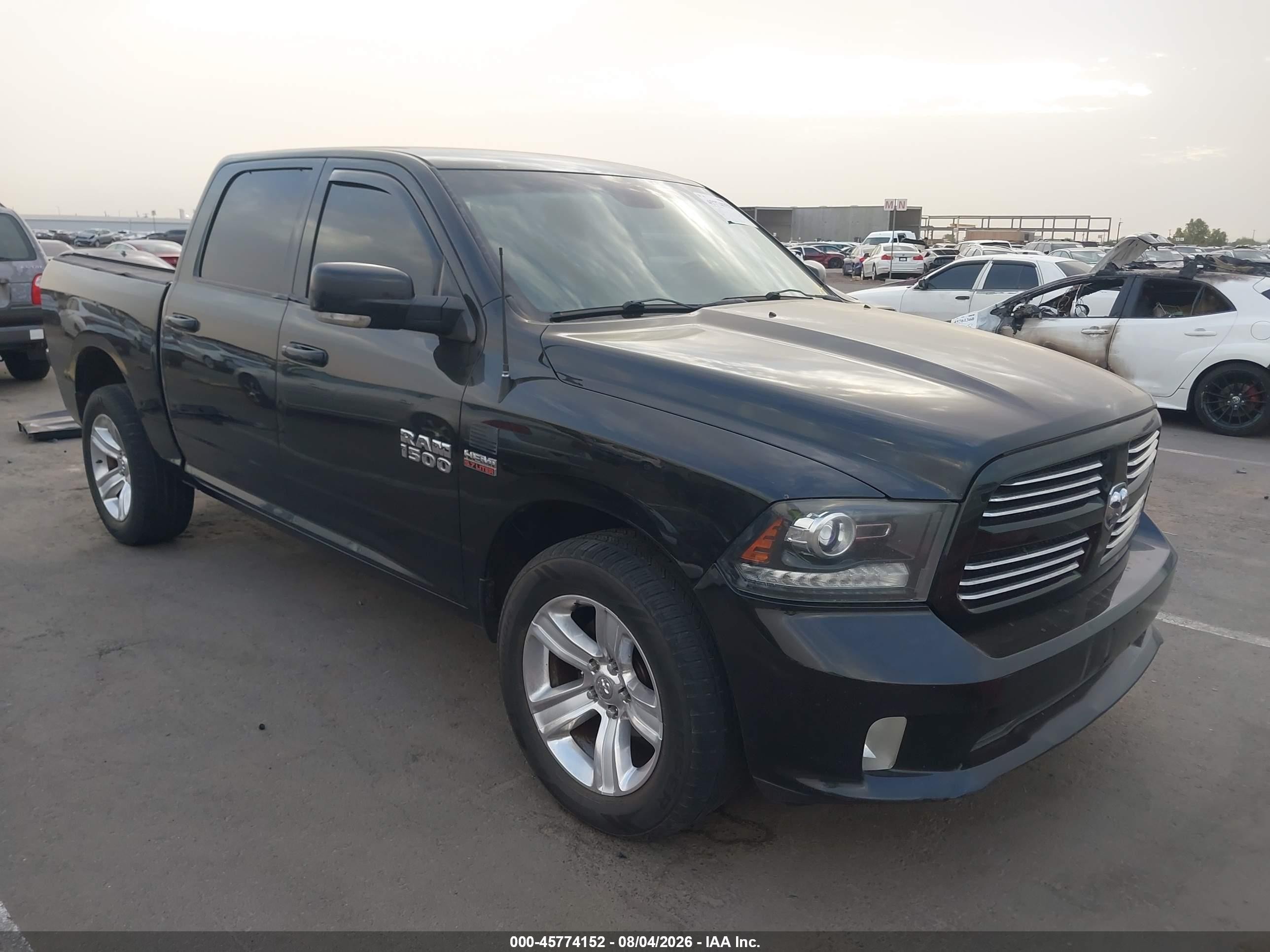 2014 Ram 1500 Sport, VIN 1C6RR7MT0ES280953 — Rear end