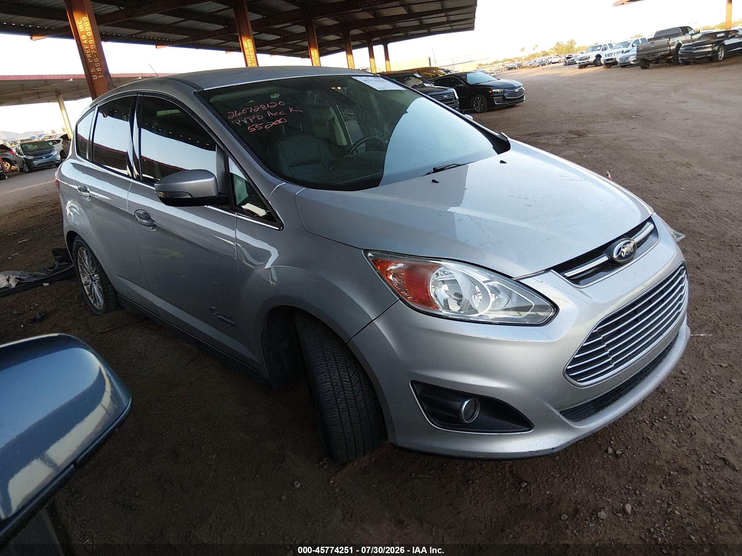 2014 Ford C-Max SEL, VIN 1FADP5CU2EL519023 — Side