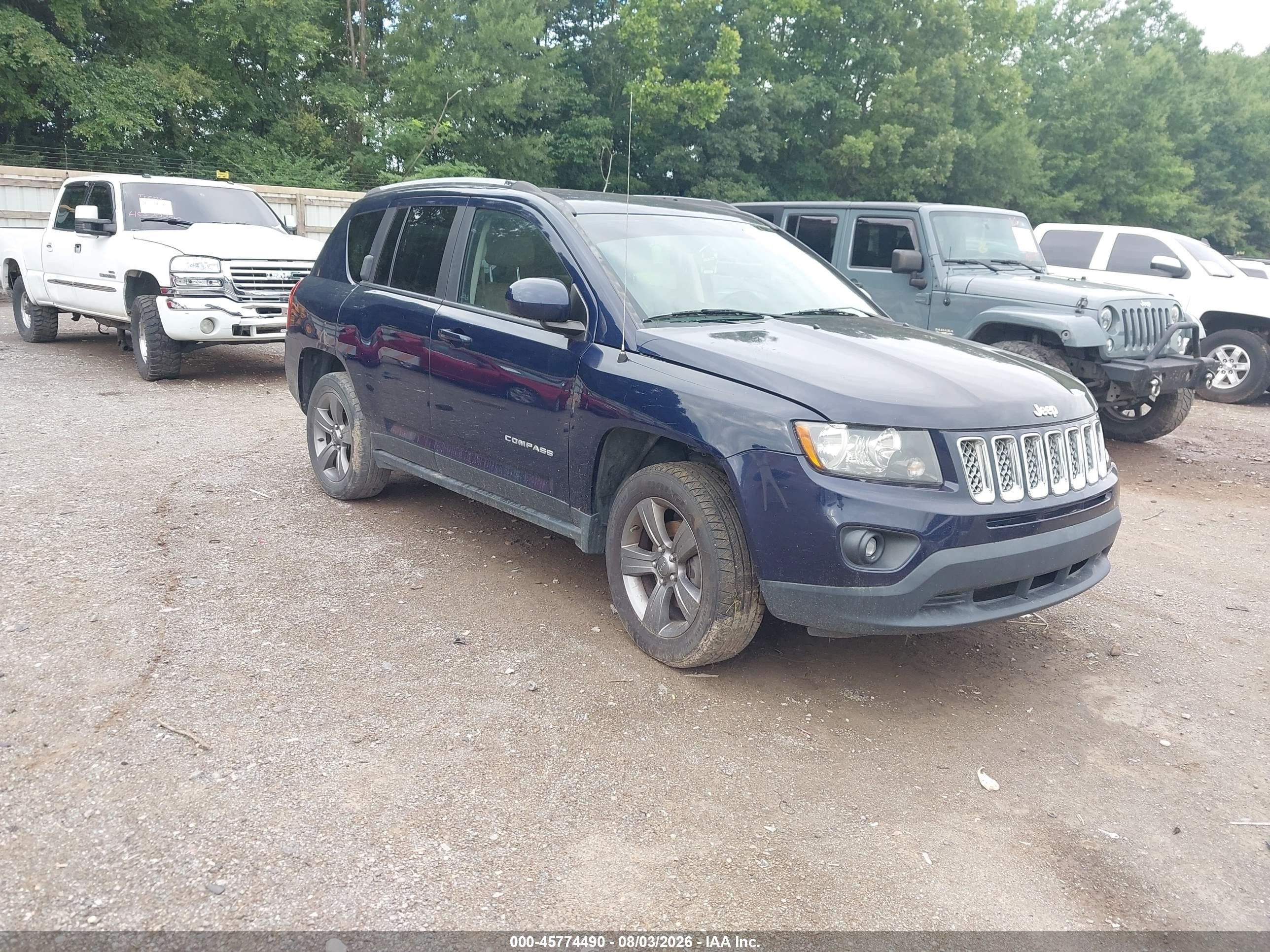 2017 Jeep Compass Latitude, VIN 1C4NJCEA4HD116795 — Обычный износ