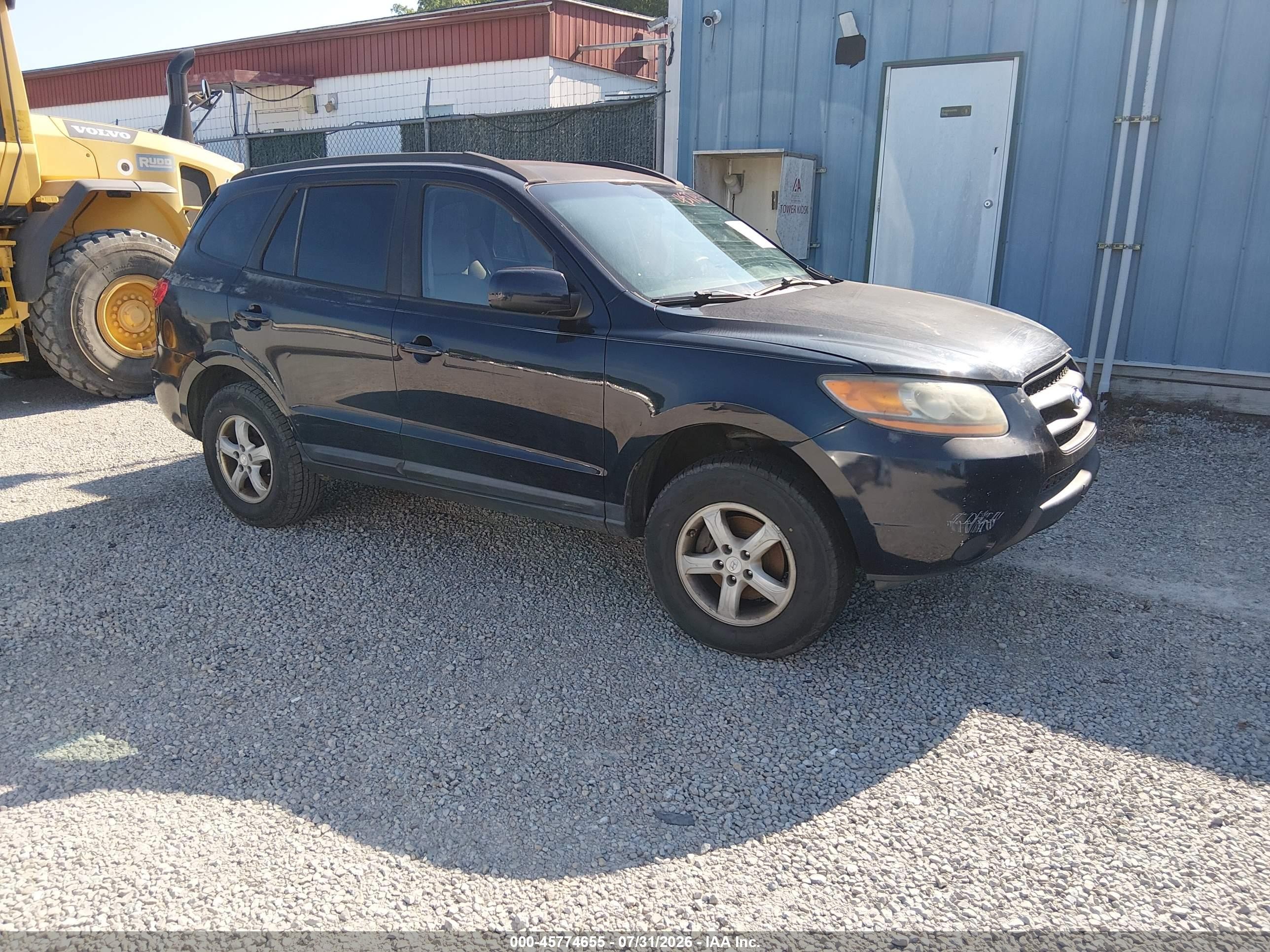 2008 Hyundai Santa Fe GLS, VIN 5NMSG13D08H194839 — Normal wear