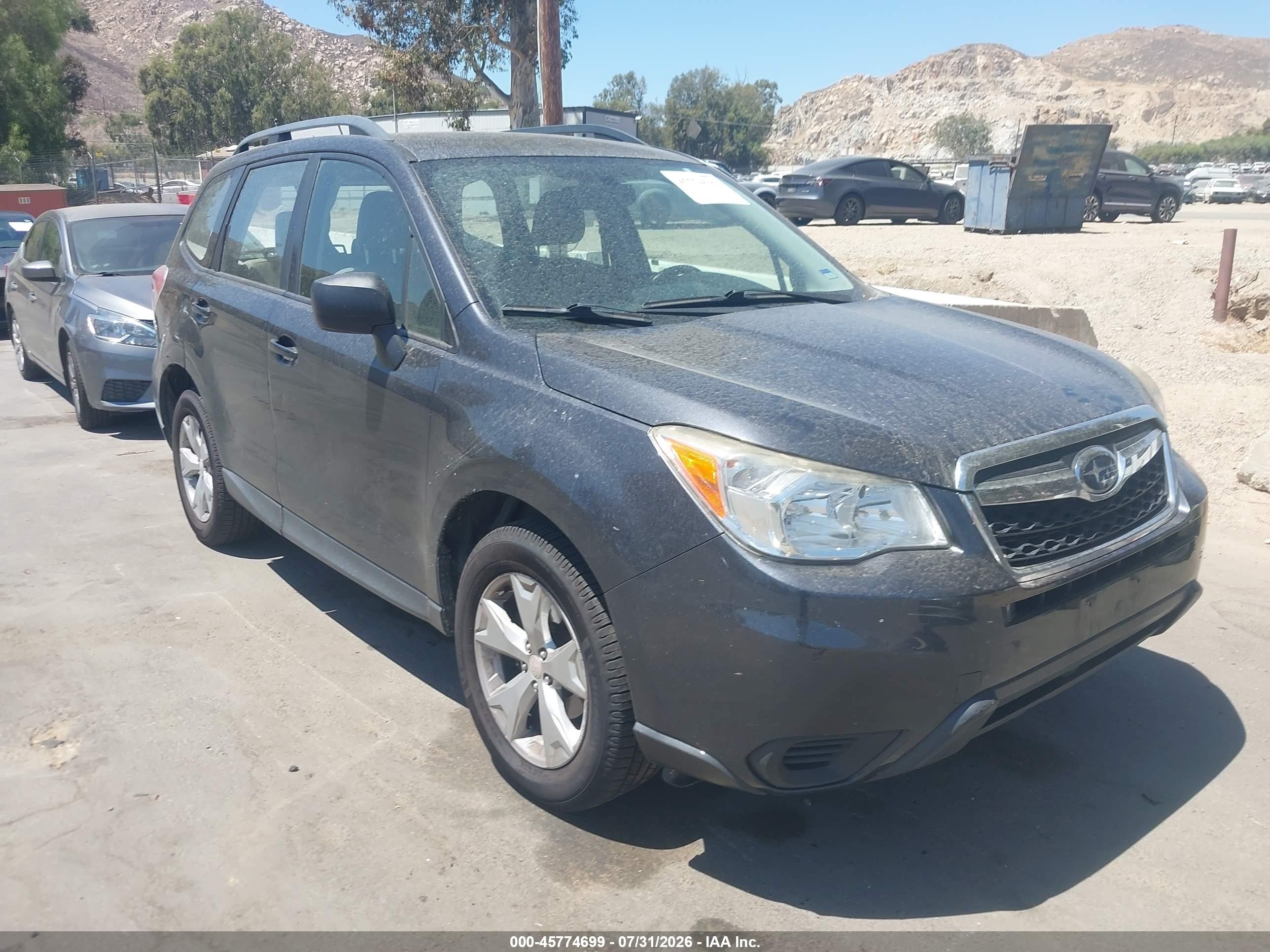 2015 Subaru Forester 2.5i, VIN JF2SJABC2FH565591 — Normal wear