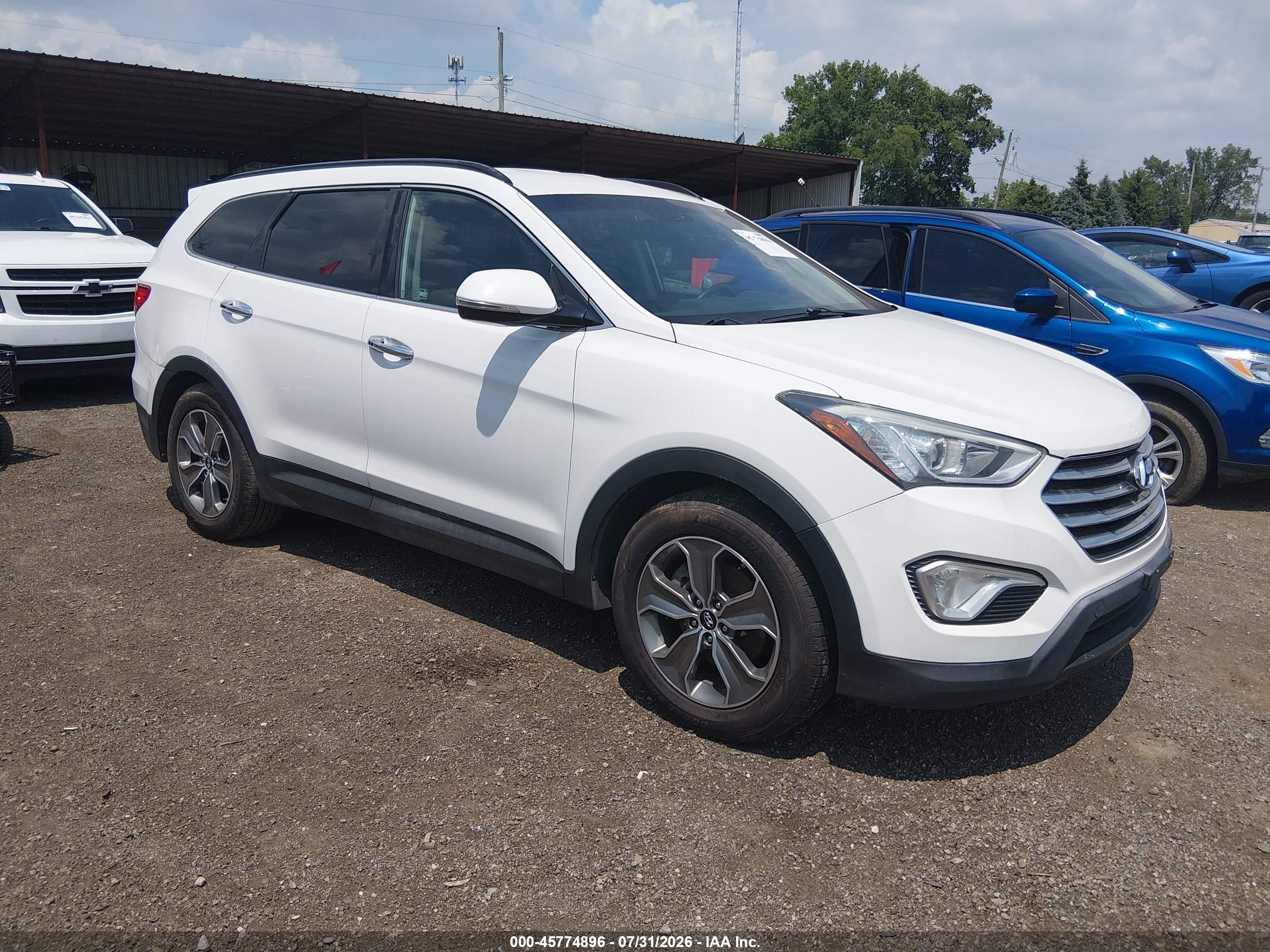 2013 Hyundai Santa Fe GLS, VIN KM8SN4HF3DU026032 — Normal wear