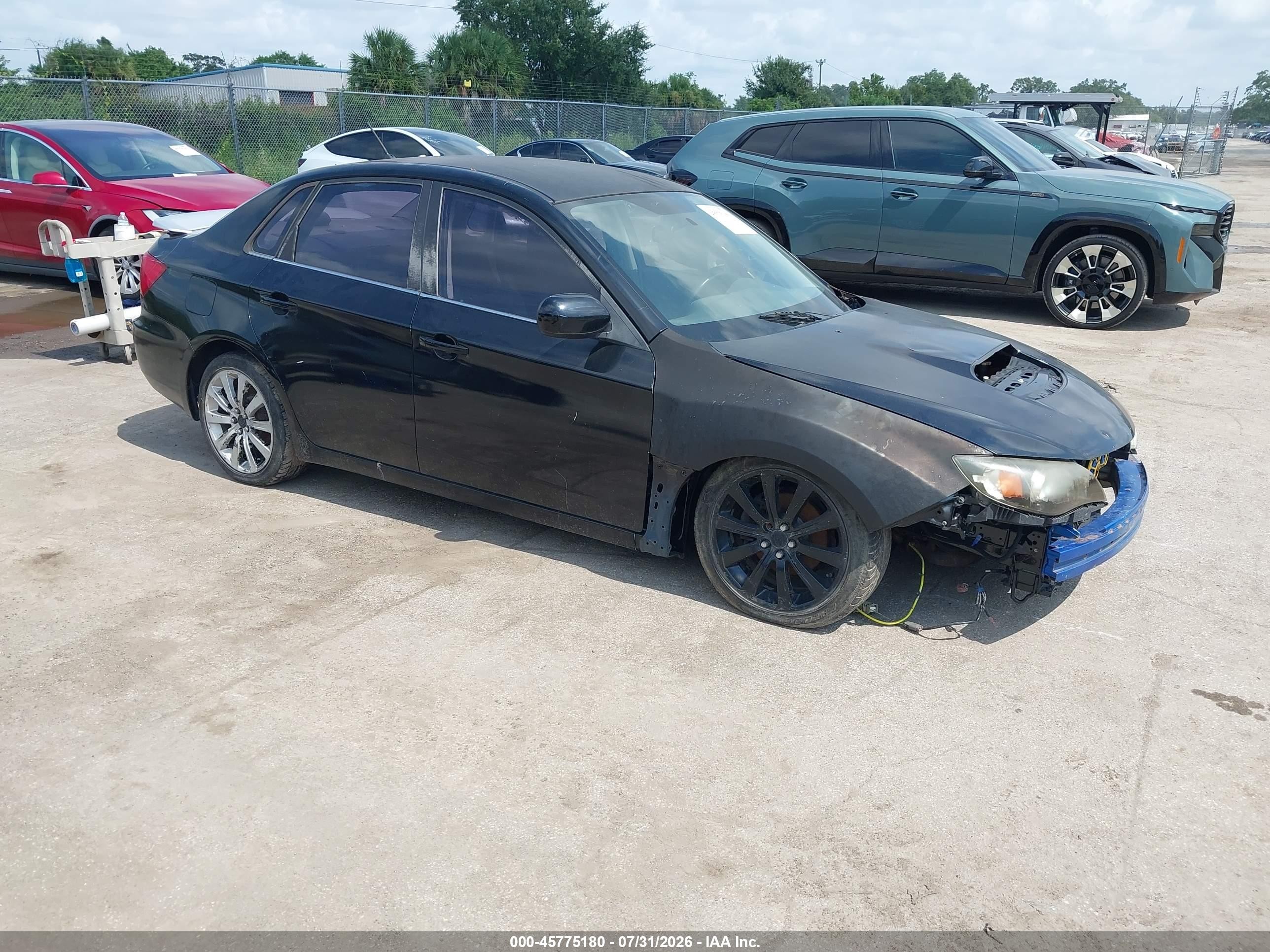 2008 Subaru Impreza WRX, VIN JF1GE746X8G508508 — Перед
