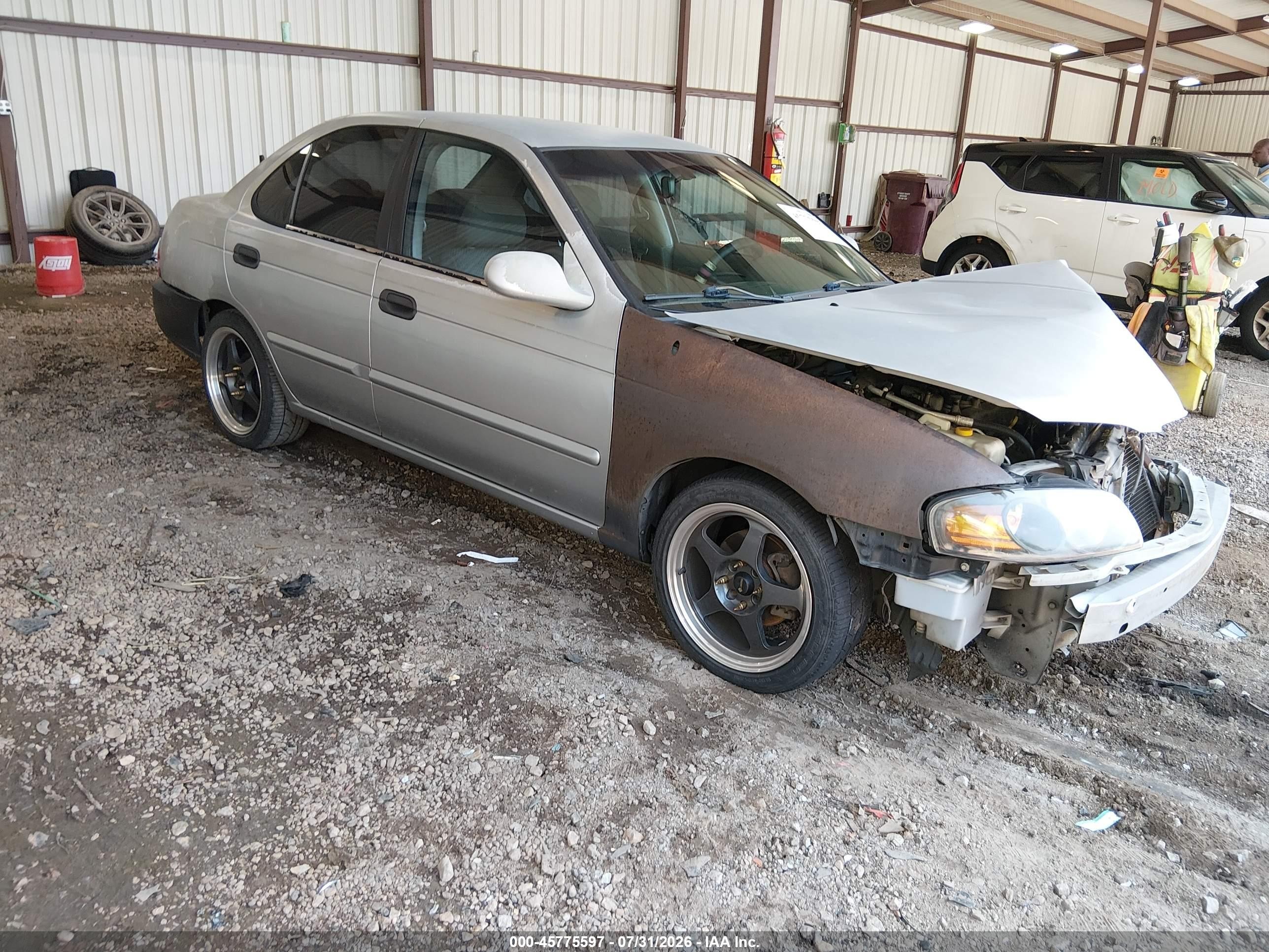 2004 Nissan Sentra S, VIN 3N1CB51D44L875356 — Front end