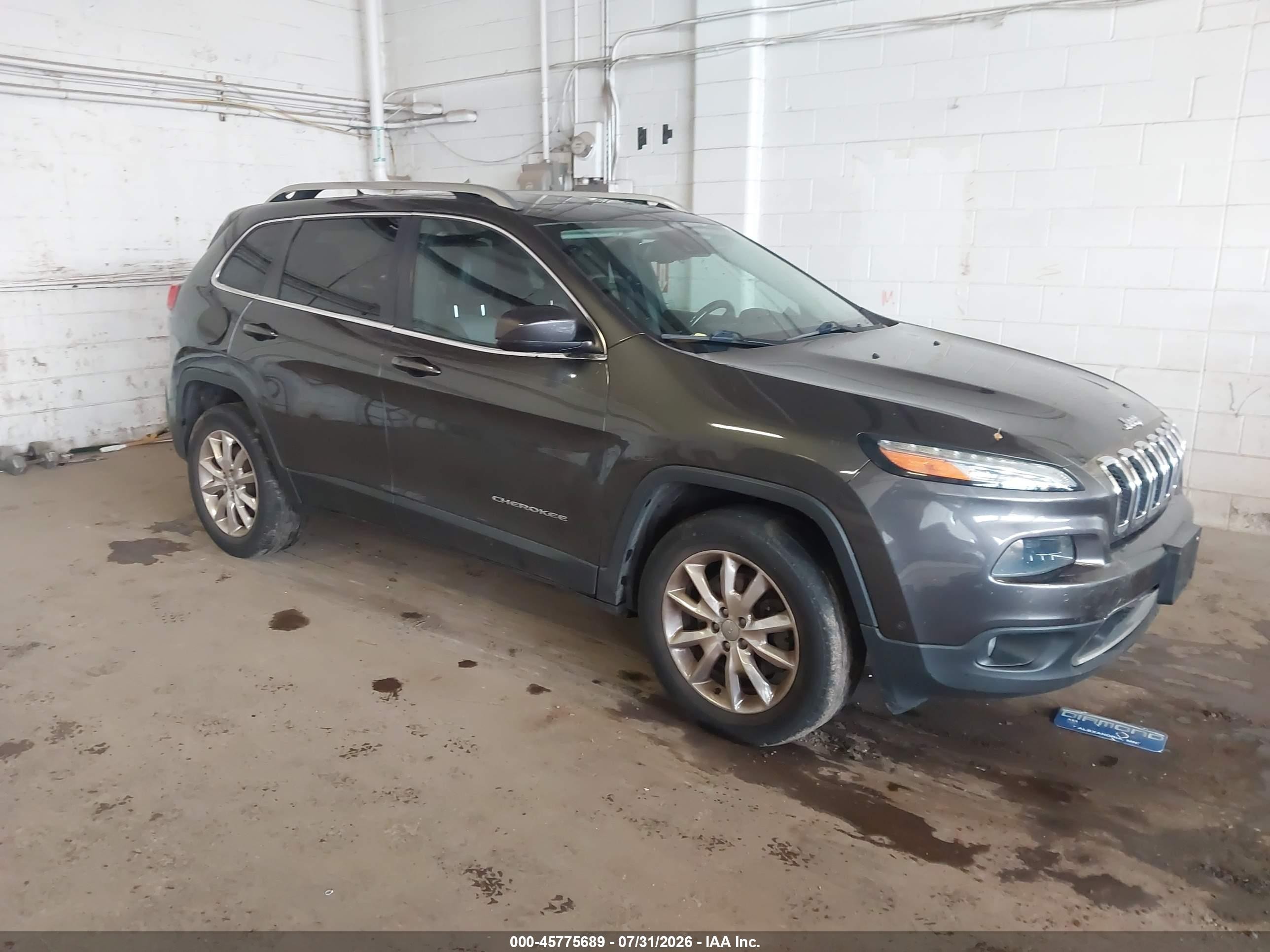 2014 Jeep Cherokee Limited, VIN 1C4PJMDS6EW242665 — Normal wear