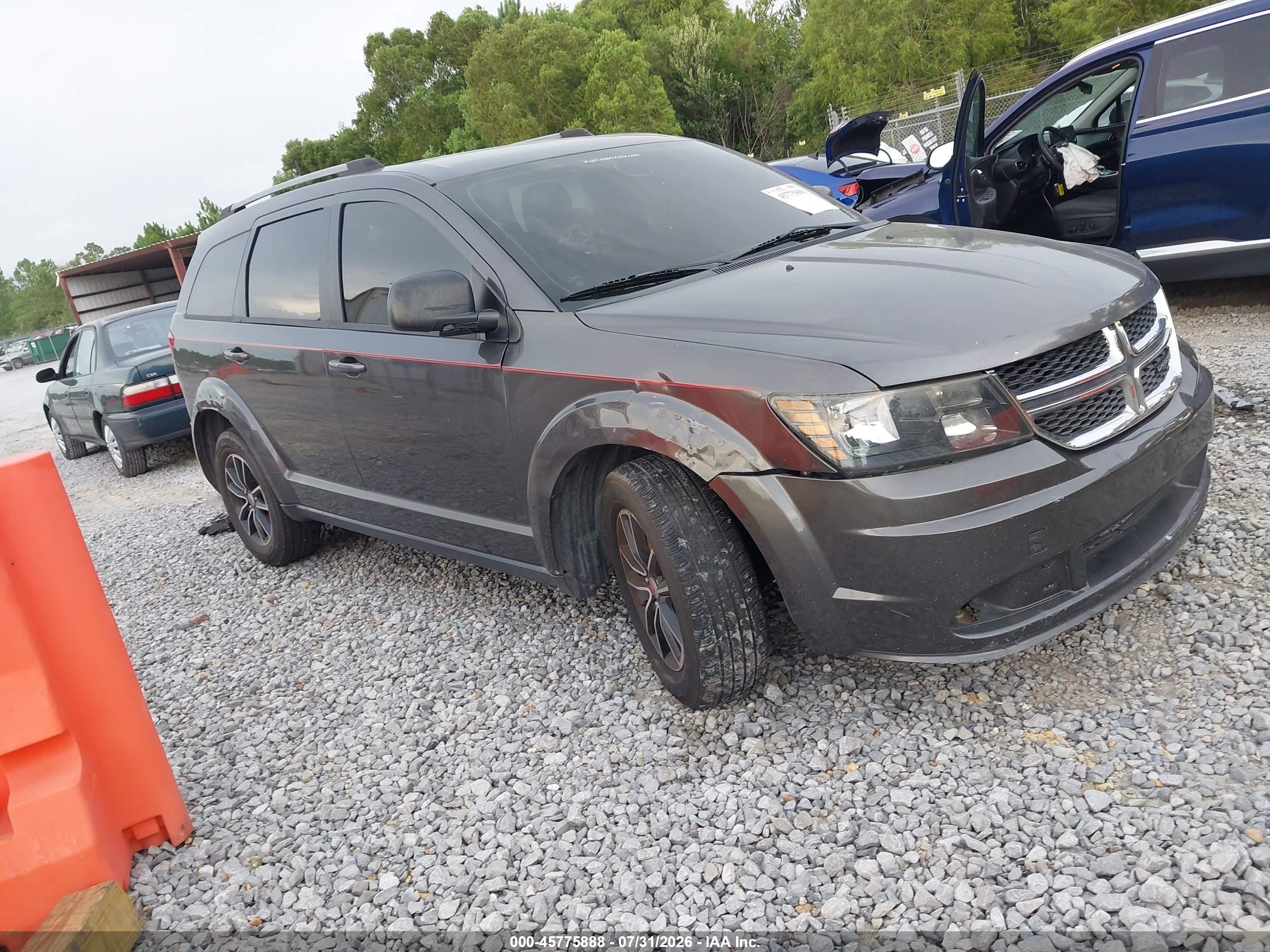 2018 Dodge Journey SE, VIN 3C4PDCAB7JT439799 — Repossession