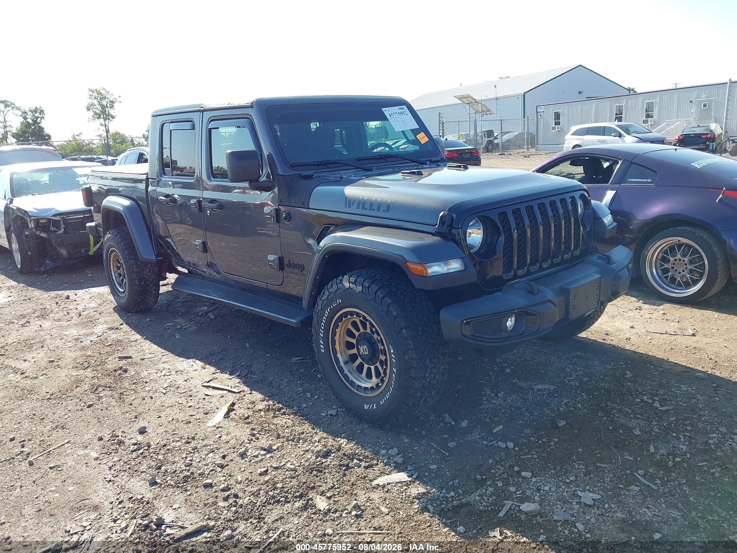 2021 Jeep Gladiator Texas Trail, VIN 1C6HJTAG0ML596106 — Side