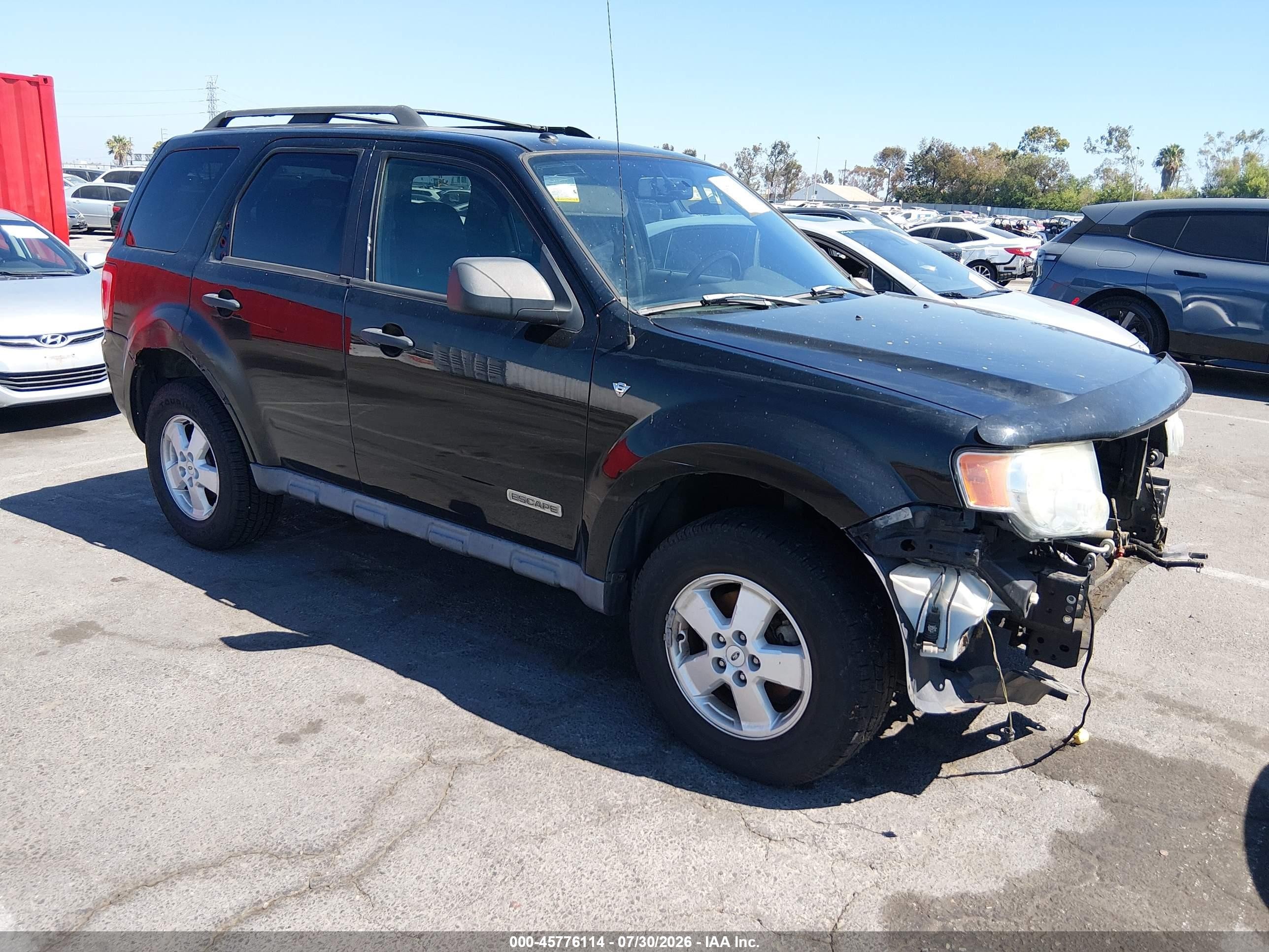 2008 Ford Escape XLT, VIN 1FMCU93188KA11365 — Normal wear