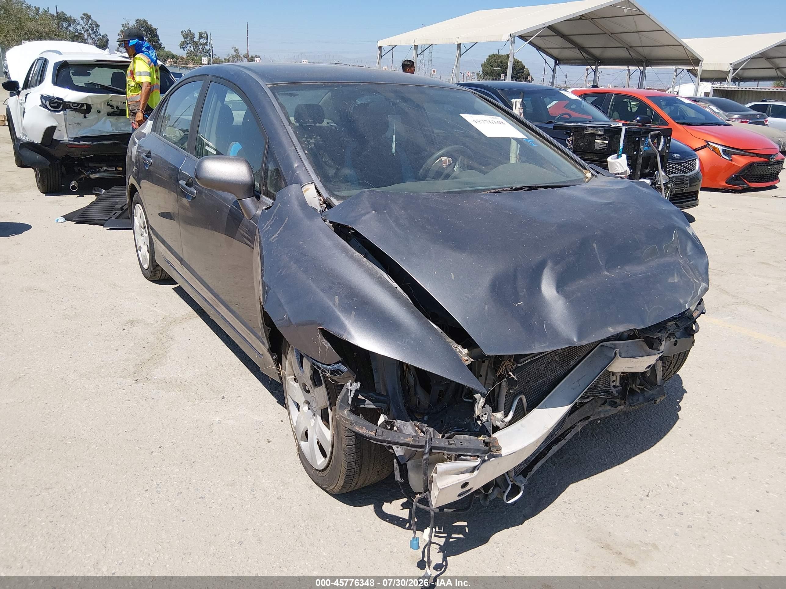 2010 Honda Civic LX, VIN 19XFA1F56AE037479 — Normal wear