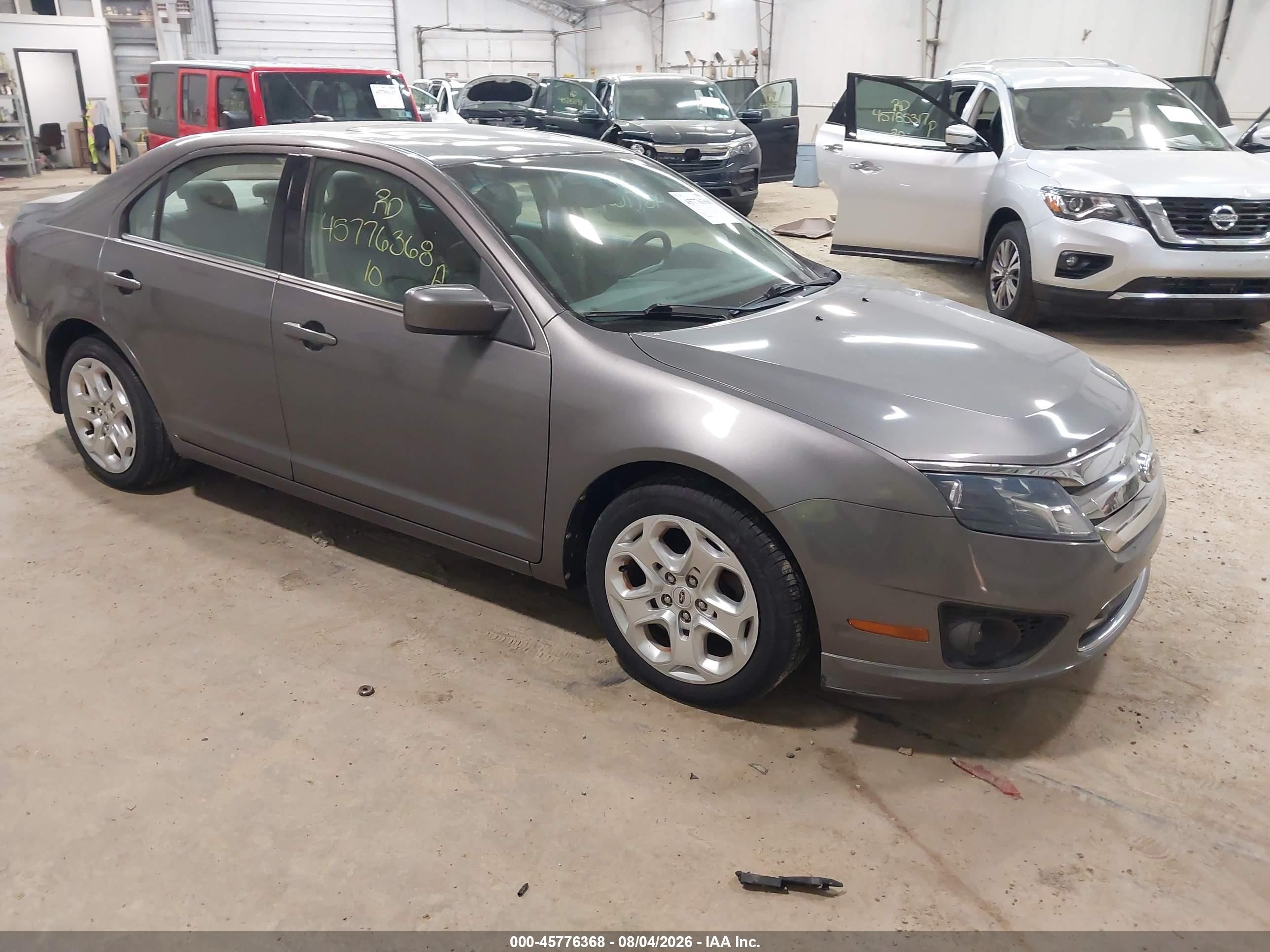 2010 Ford Fusion SE, VIN 3FAHP0HA4AR344028 — Hail