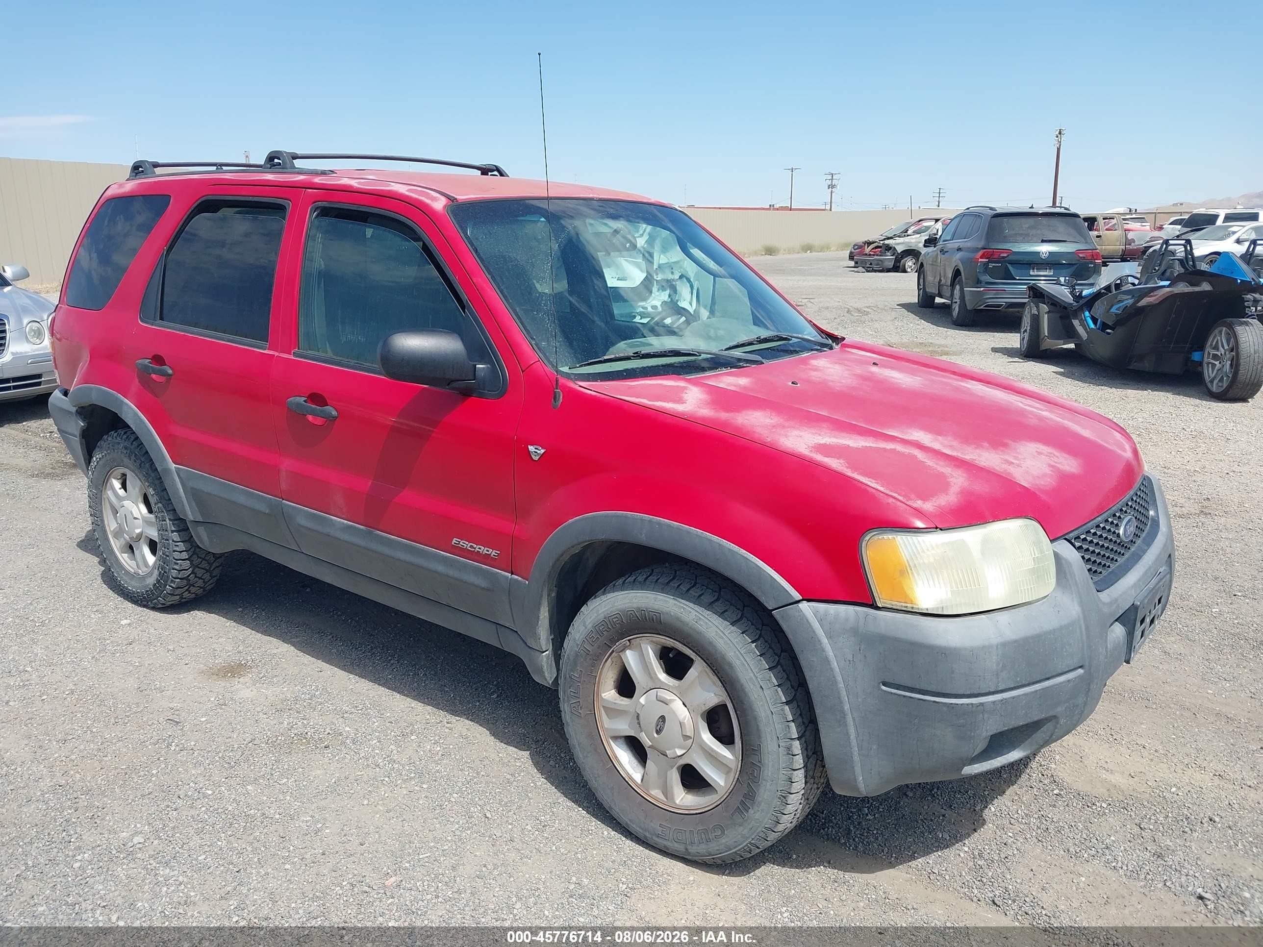 2002 Ford Escape XLT Choice, VIN 1FMYU041X2KD51382 — Rear end