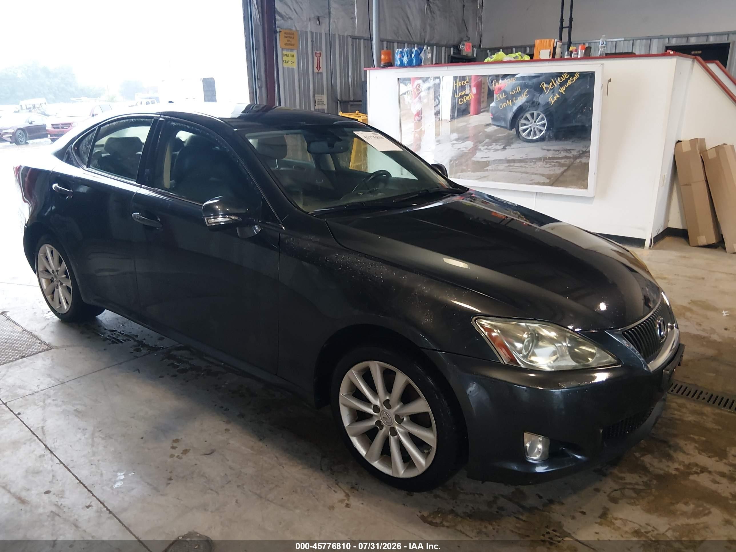 2010 Lexus IS 250, VIN JTHCF5C22A5039021 — Normal wear