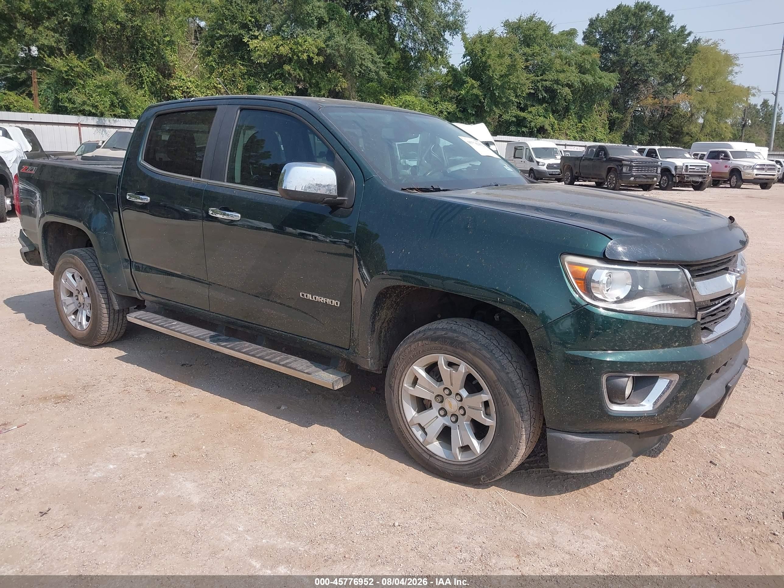 2015 Chevrolet Colorado 2WD LT, VIN 1GCGSBE37F1227602 — Rear end