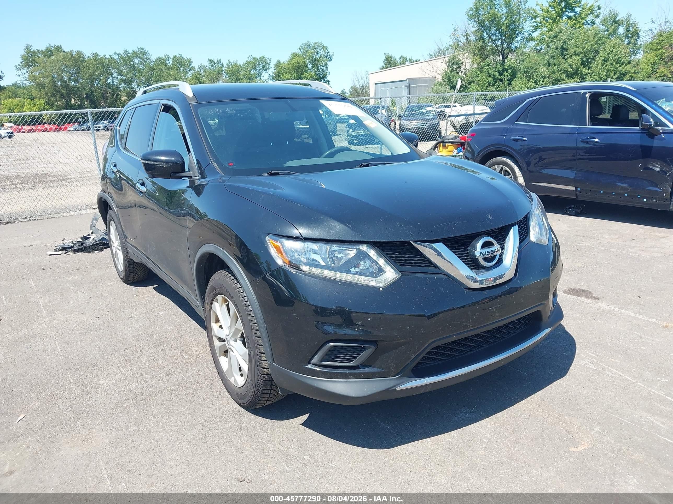 2016 Nissan Rogue S, VIN JN8AT2MV7GW145772 — Rear end