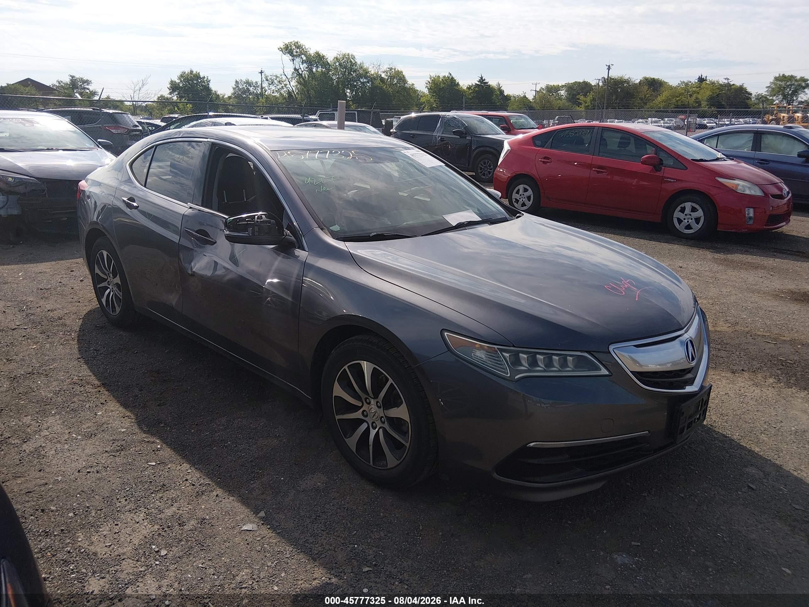 2017 Acura TLX Technology, VIN 19UUB1F57HA007376 — Side