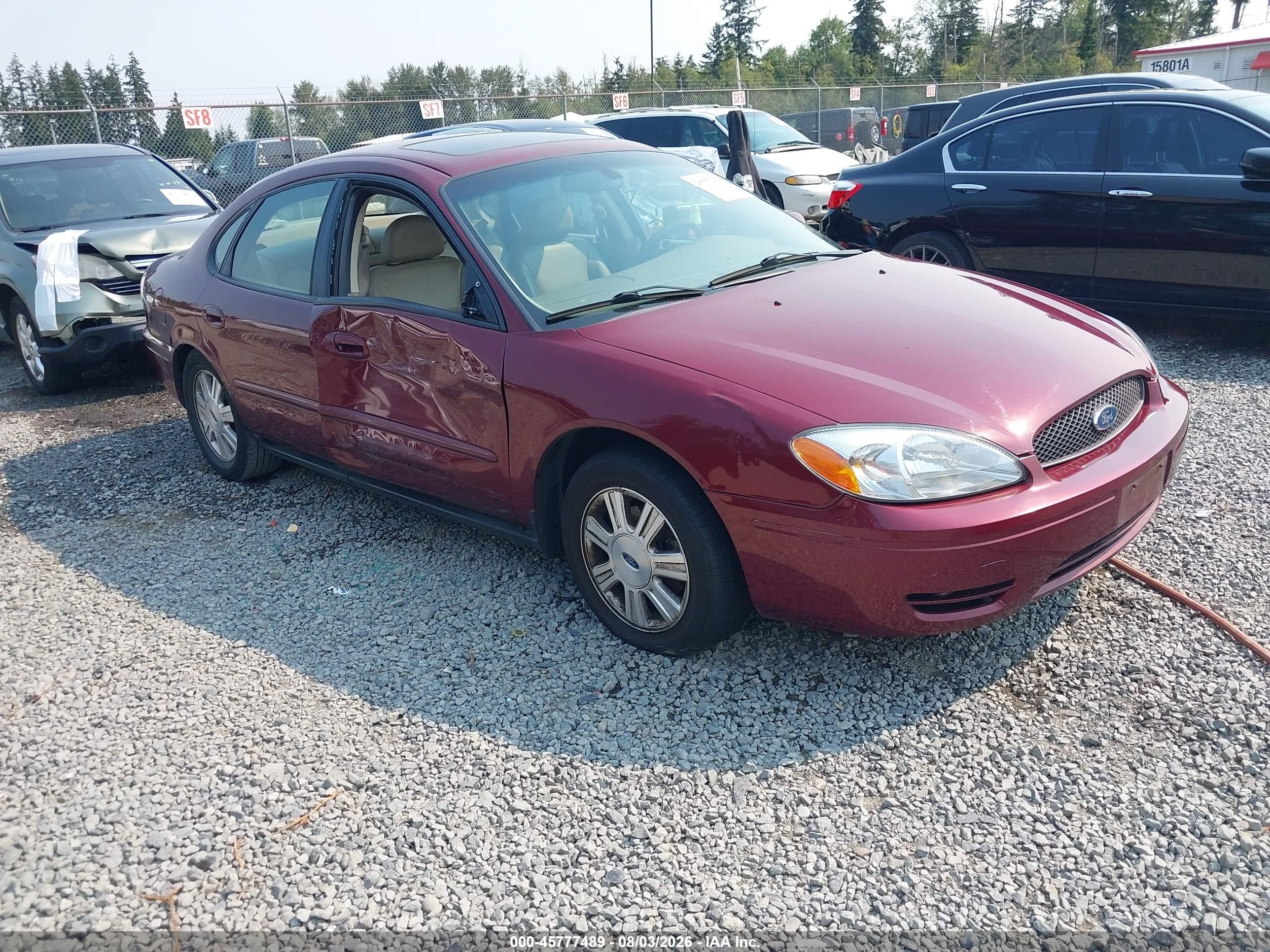 2007 Ford Taurus SEL, VIN 1FAFP56U87A141048 — Бок