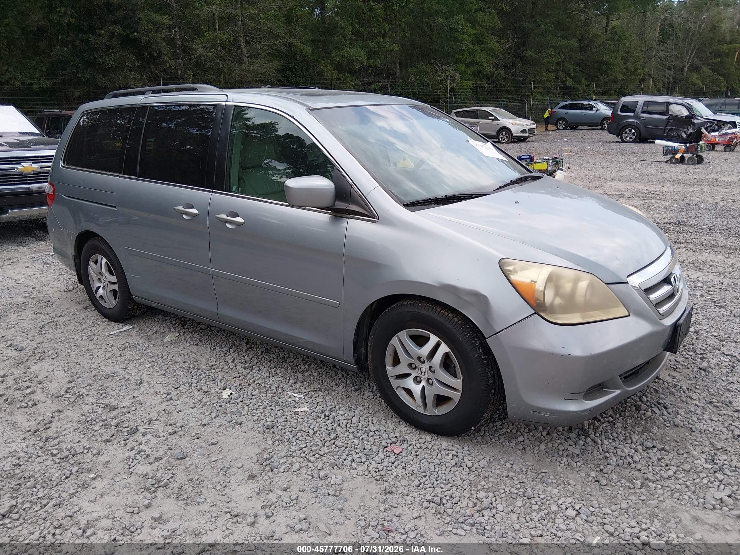2006 Honda Odyssey EX-L, VIN 5FNRL38776B101368 — Normal wear