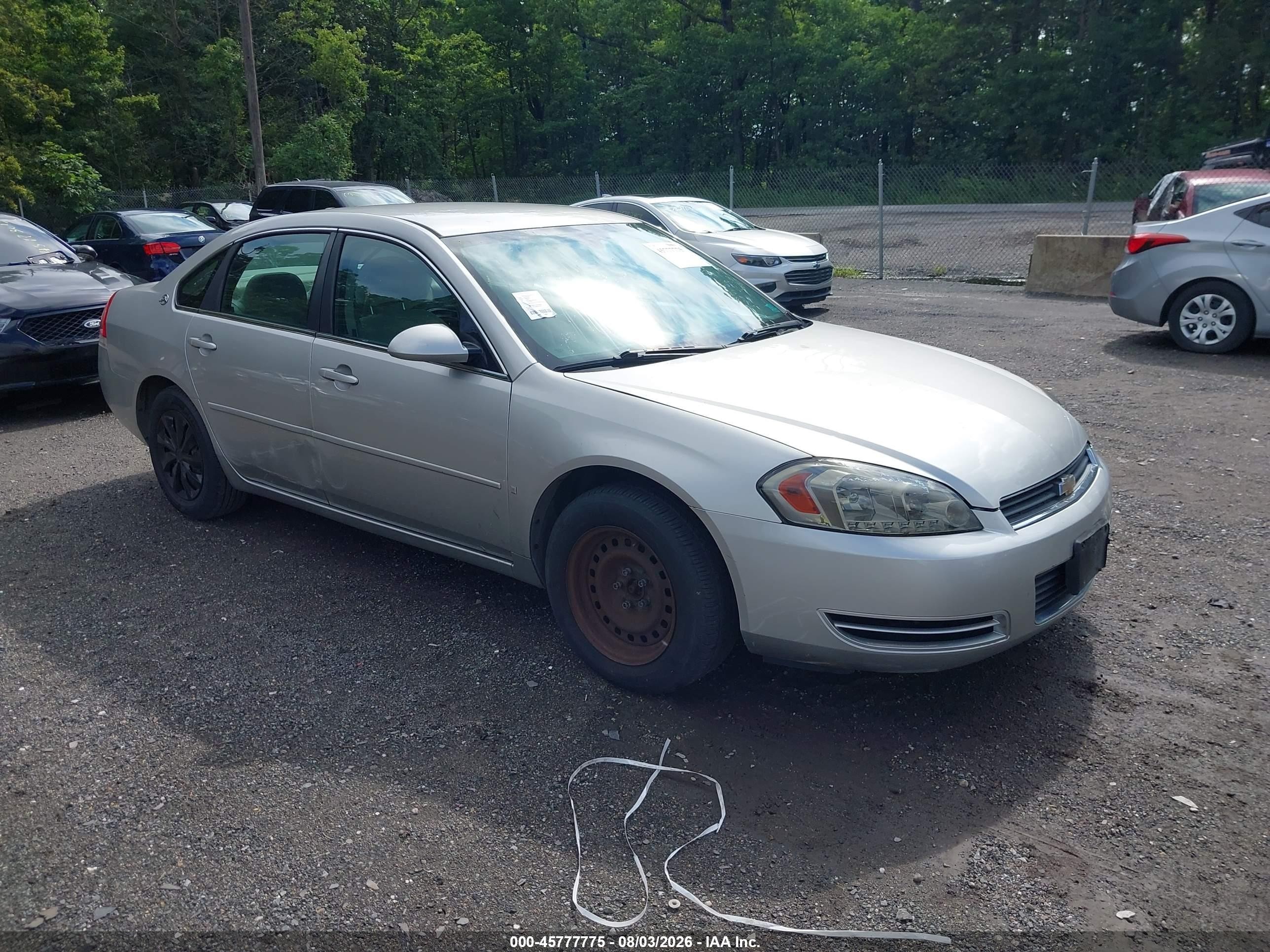 2006 Chevrolet Impala LS, VIN 2G1WB58KX69166671 — Front end