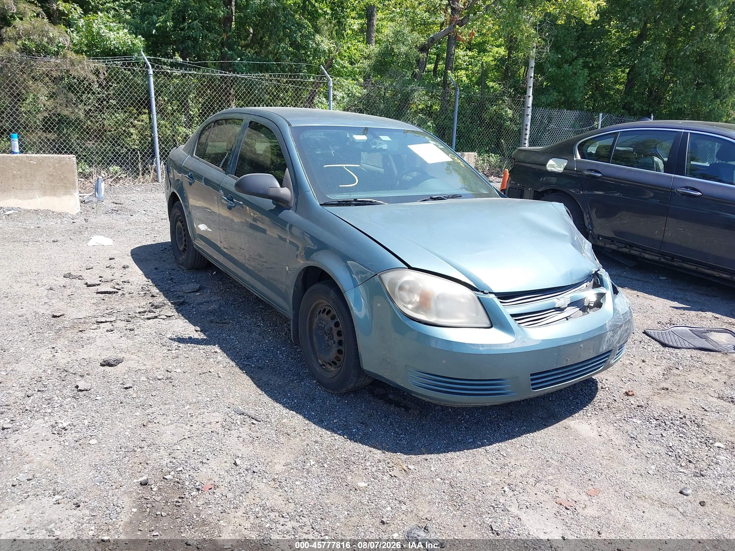 2009 Chevrolet Cobalt LS, VIN 1G1AS58H697157521 — Side