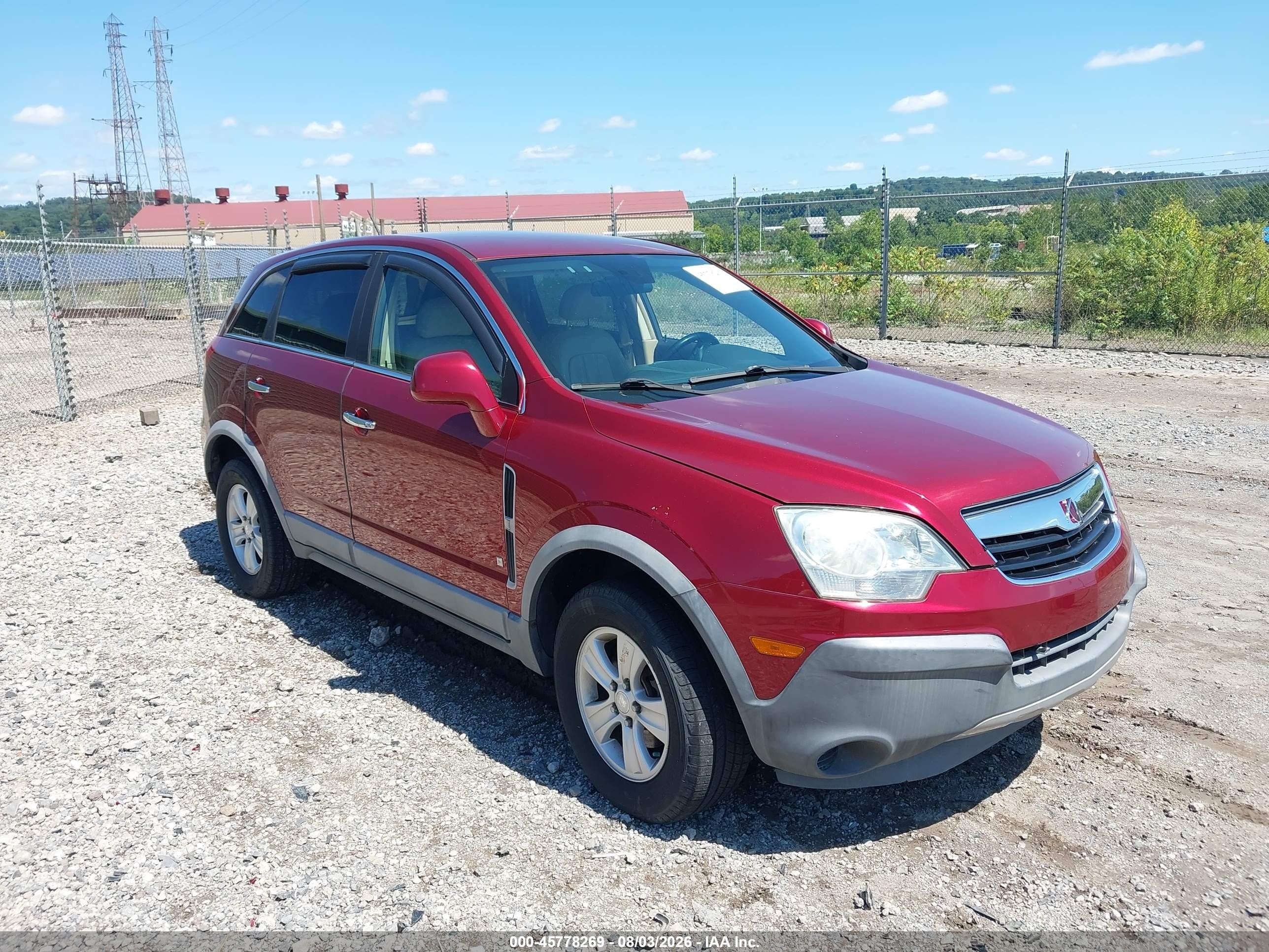 2008 Saturn VUE XE, VIN 3GSDL43N18S602616 — Обычный износ