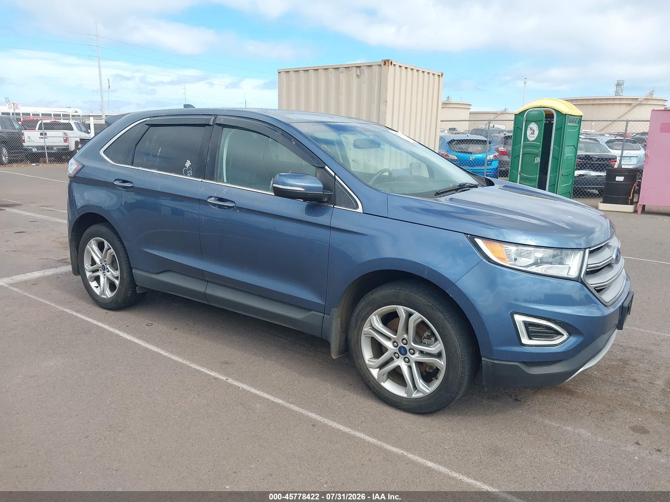 2018 Ford Edge Titanium, VIN 2FMPK4K96JBB75490 — Обычный износ