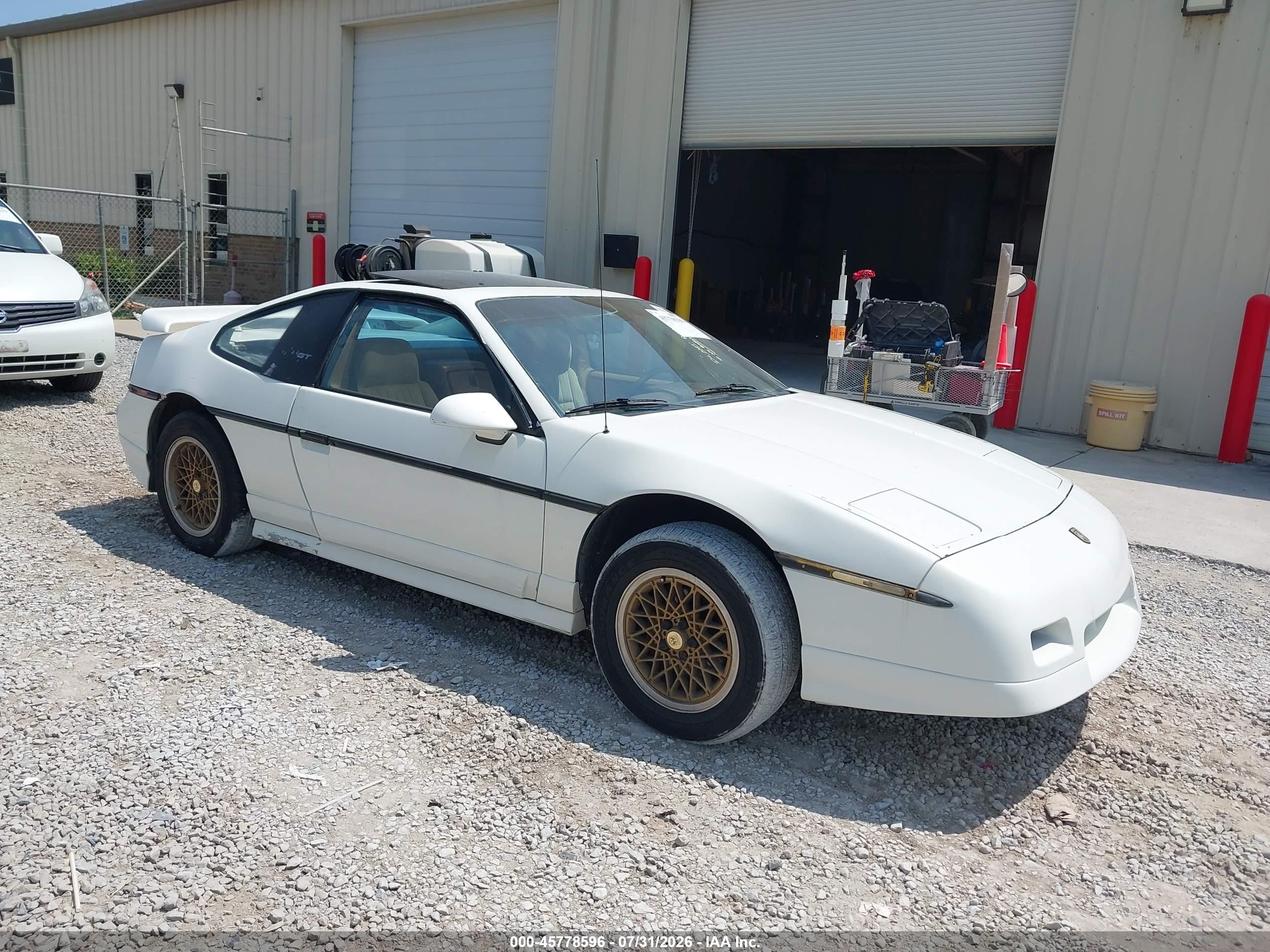 1988 Pontiac Fiero GT, VIN 1G2PG1194JP205637 — Not stated