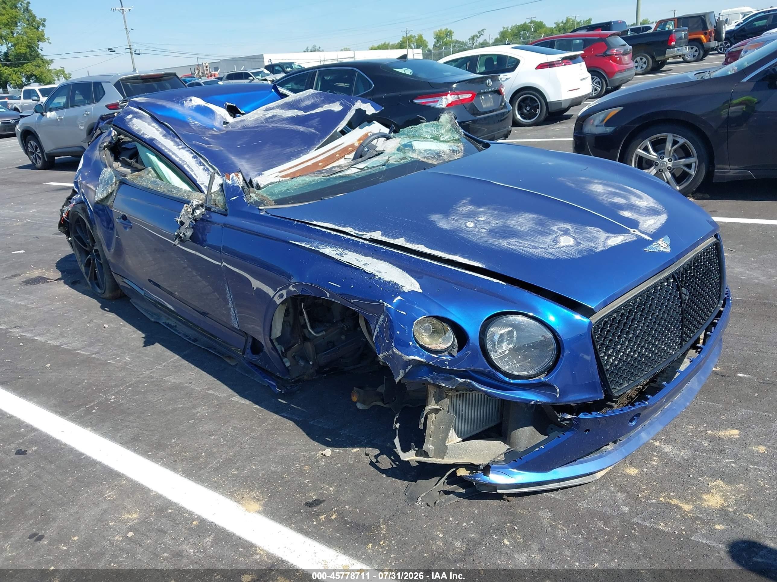 2020 Bentley Continental GT First Edition, VIN SCBCG2ZG4LC074631 — Normal wear