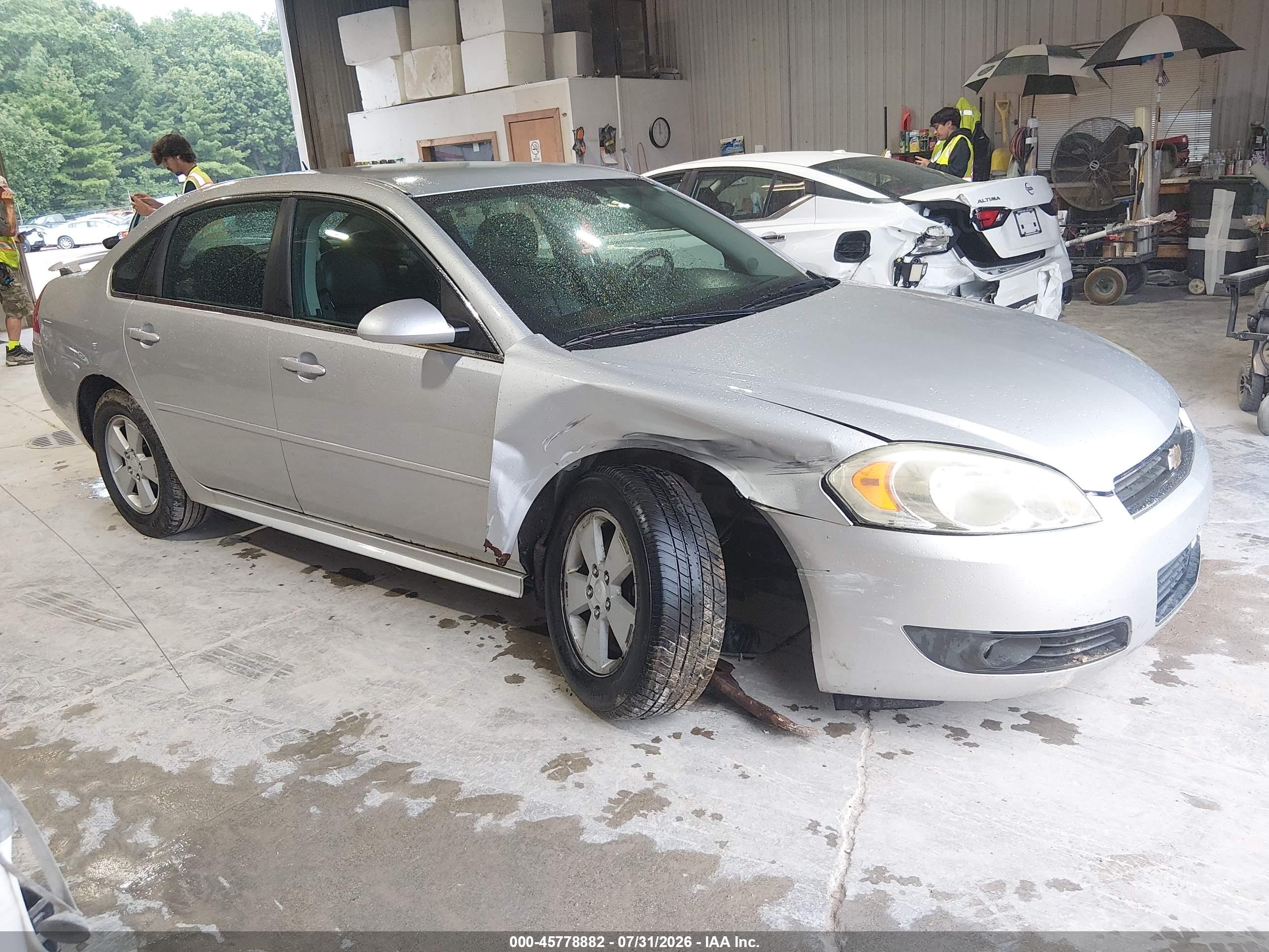 2010 Chevrolet Impala LT, VIN 2G1WB5EN6A1140591 — Front end