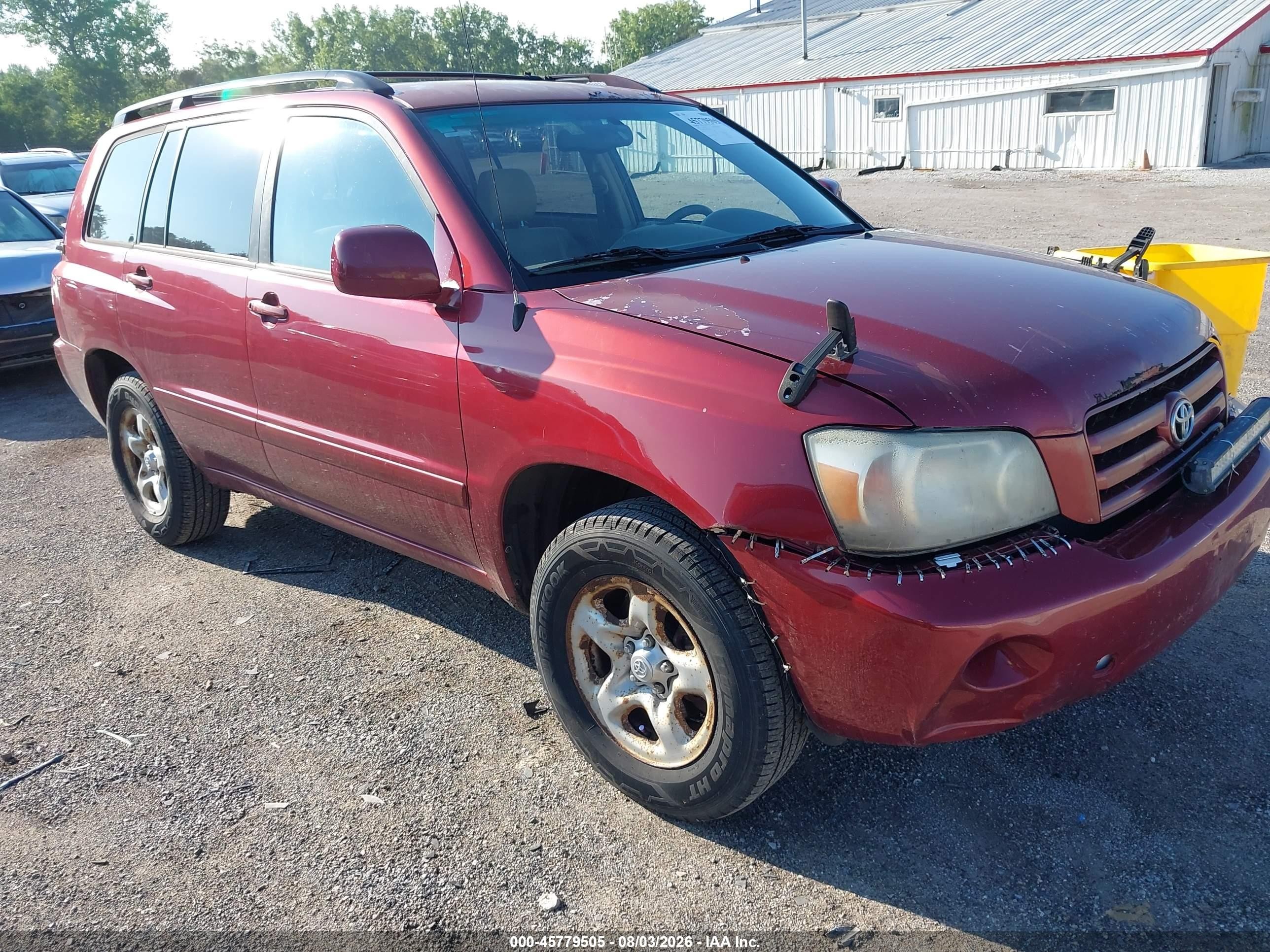 2006 Toyota Highlander, VIN JTEGD21A660151645 — Normal wear