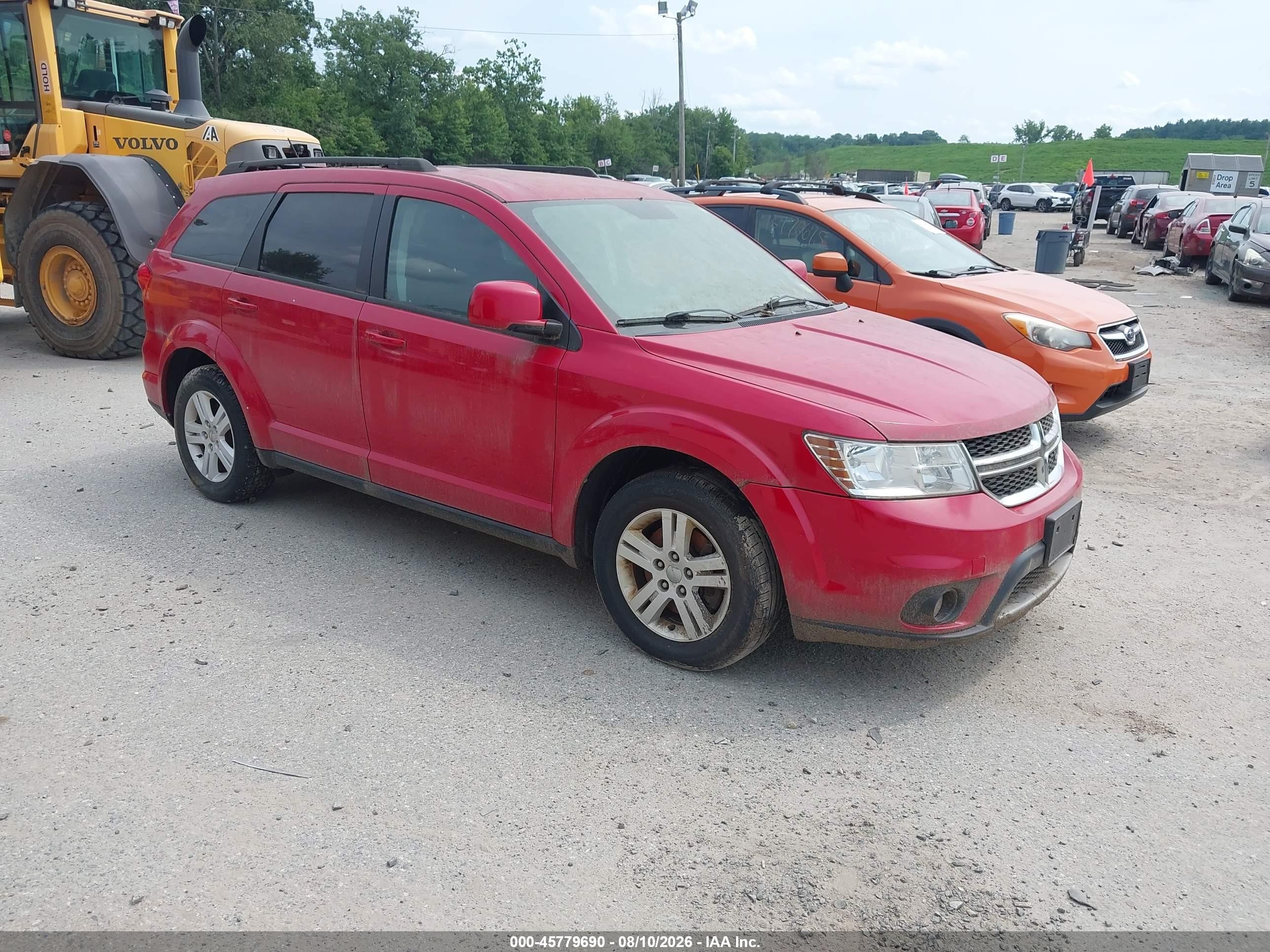 2012 Dodge Journey SXT, VIN 3C4PDCBB0CT331493 — Normal wear