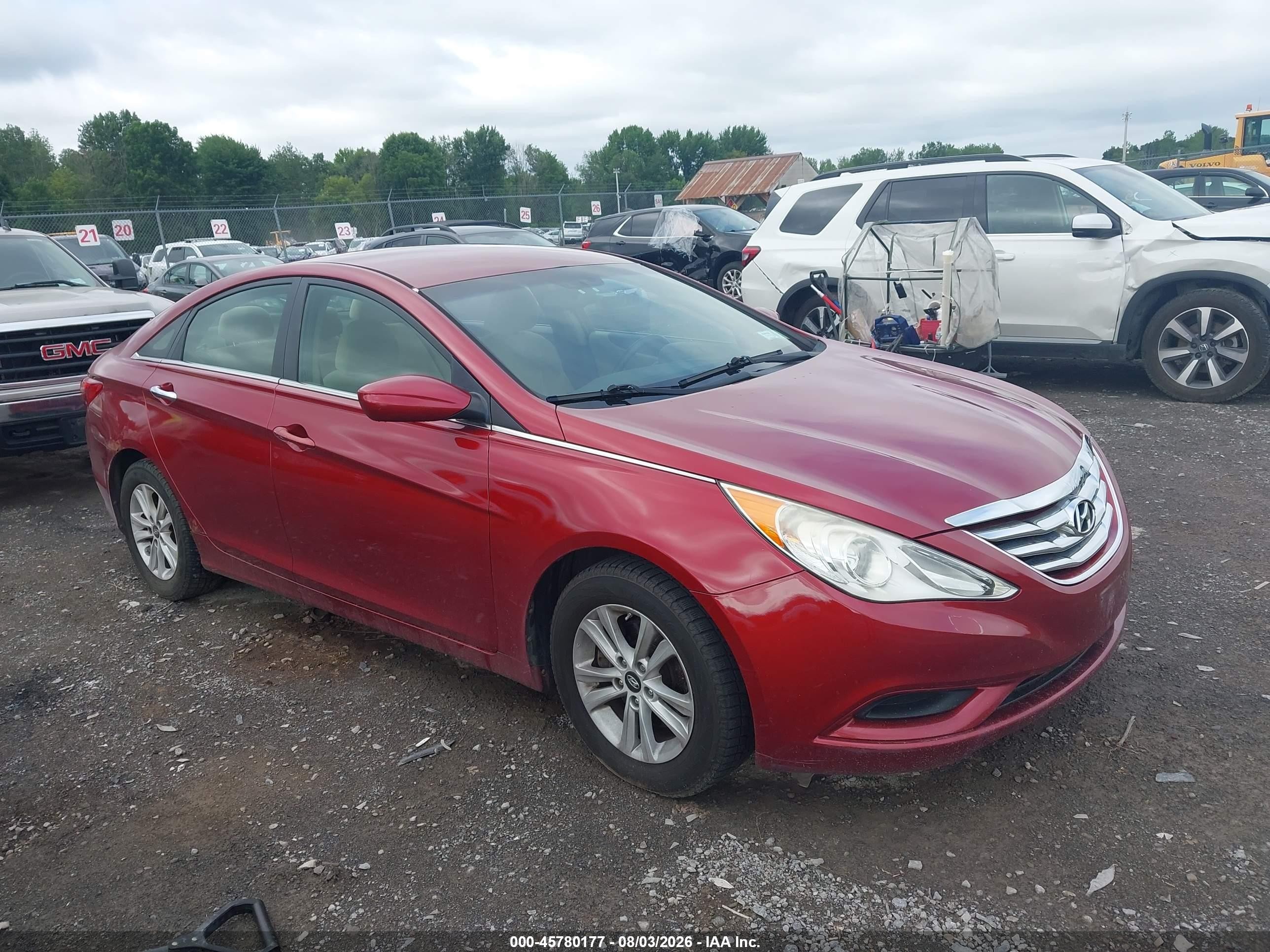 2012 Hyundai Sonata GLS, VIN 5NPEB4AC9CH323549 — Vandalism