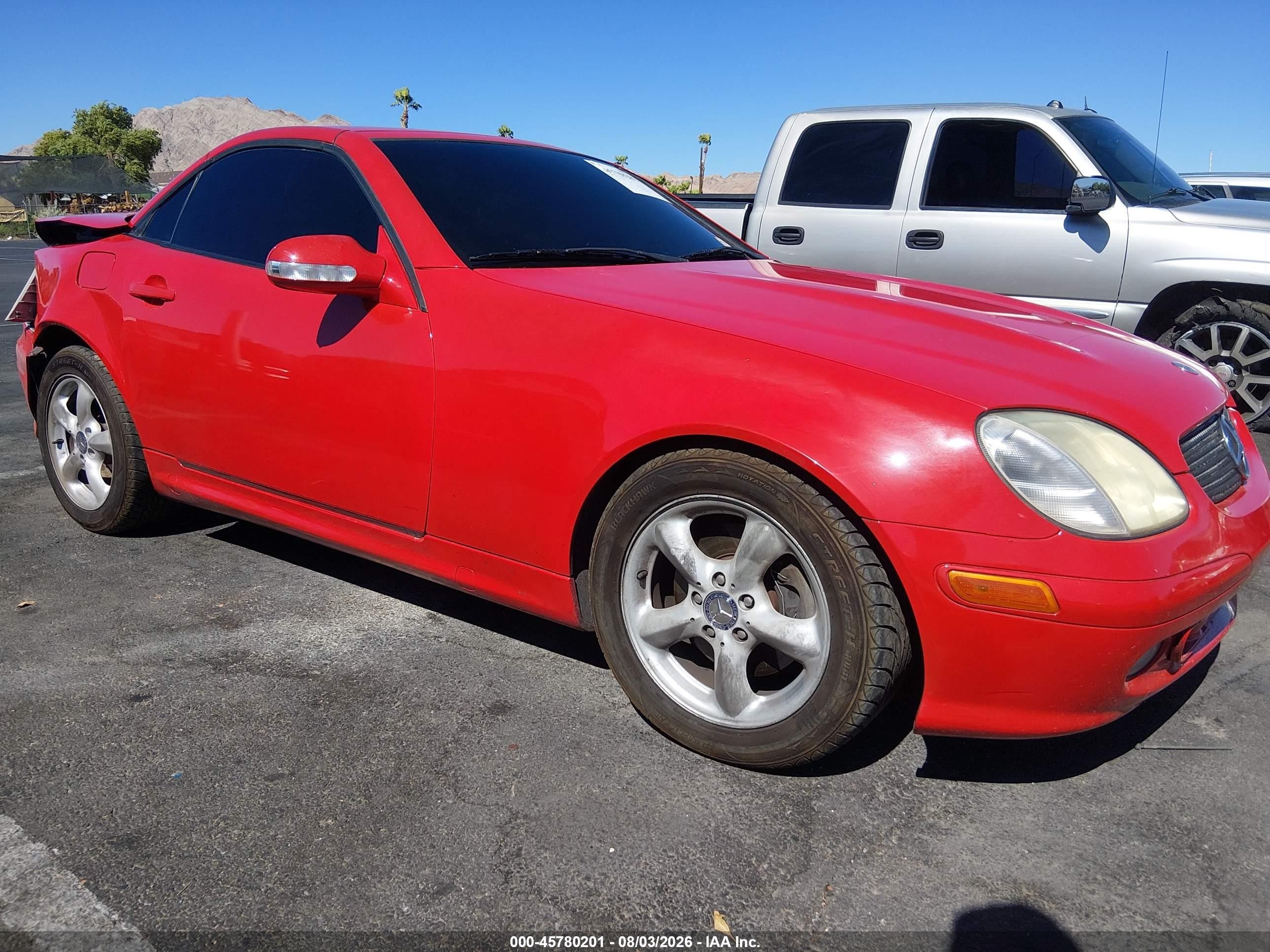 2001 Mercedes-Benz SLK 230/320, VIN WDBKK65F31F193793 — Не указано