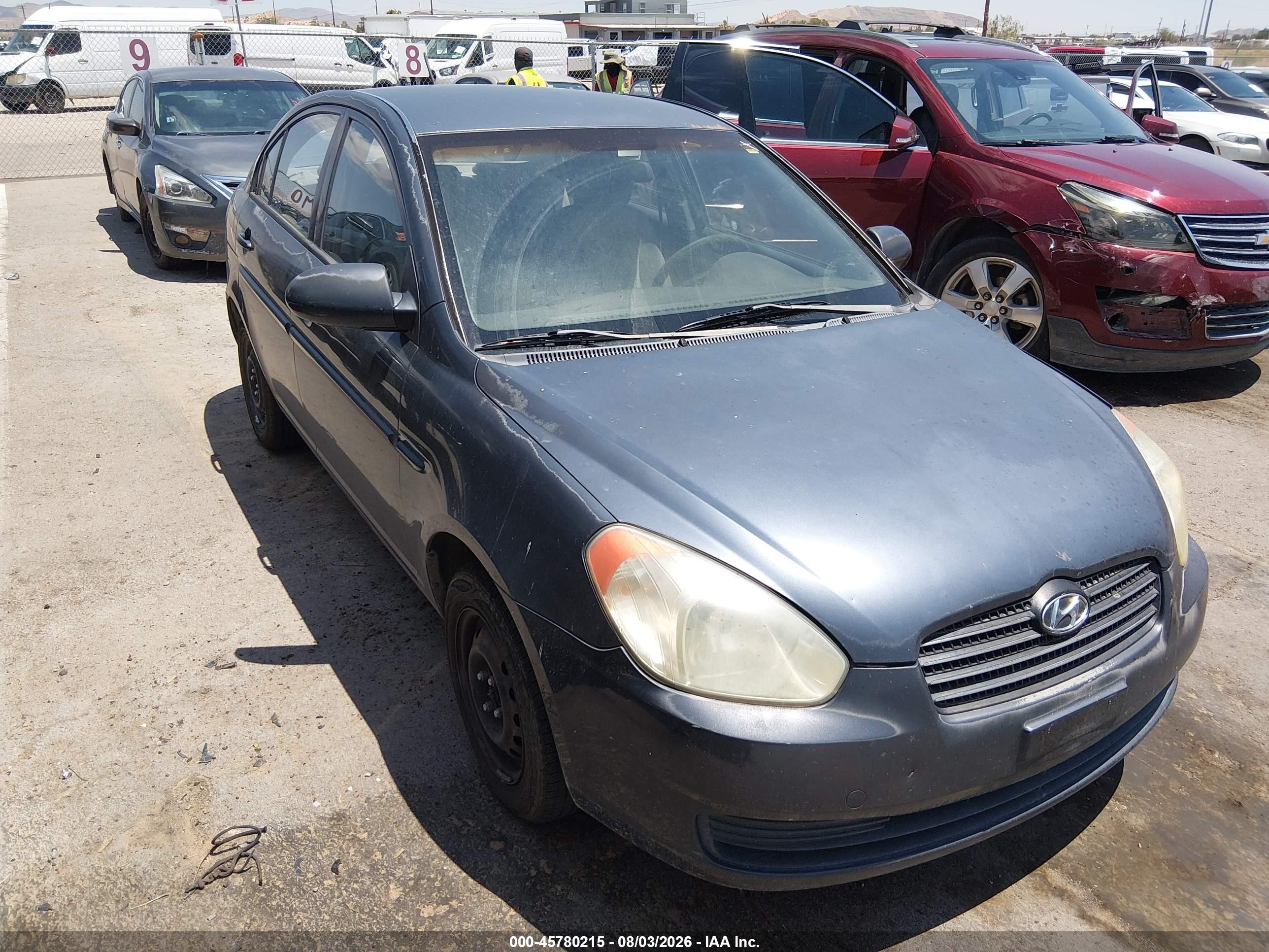2009 Hyundai Accent Auto GLS, VIN KMHCN46C39U327971 — Normal wear
