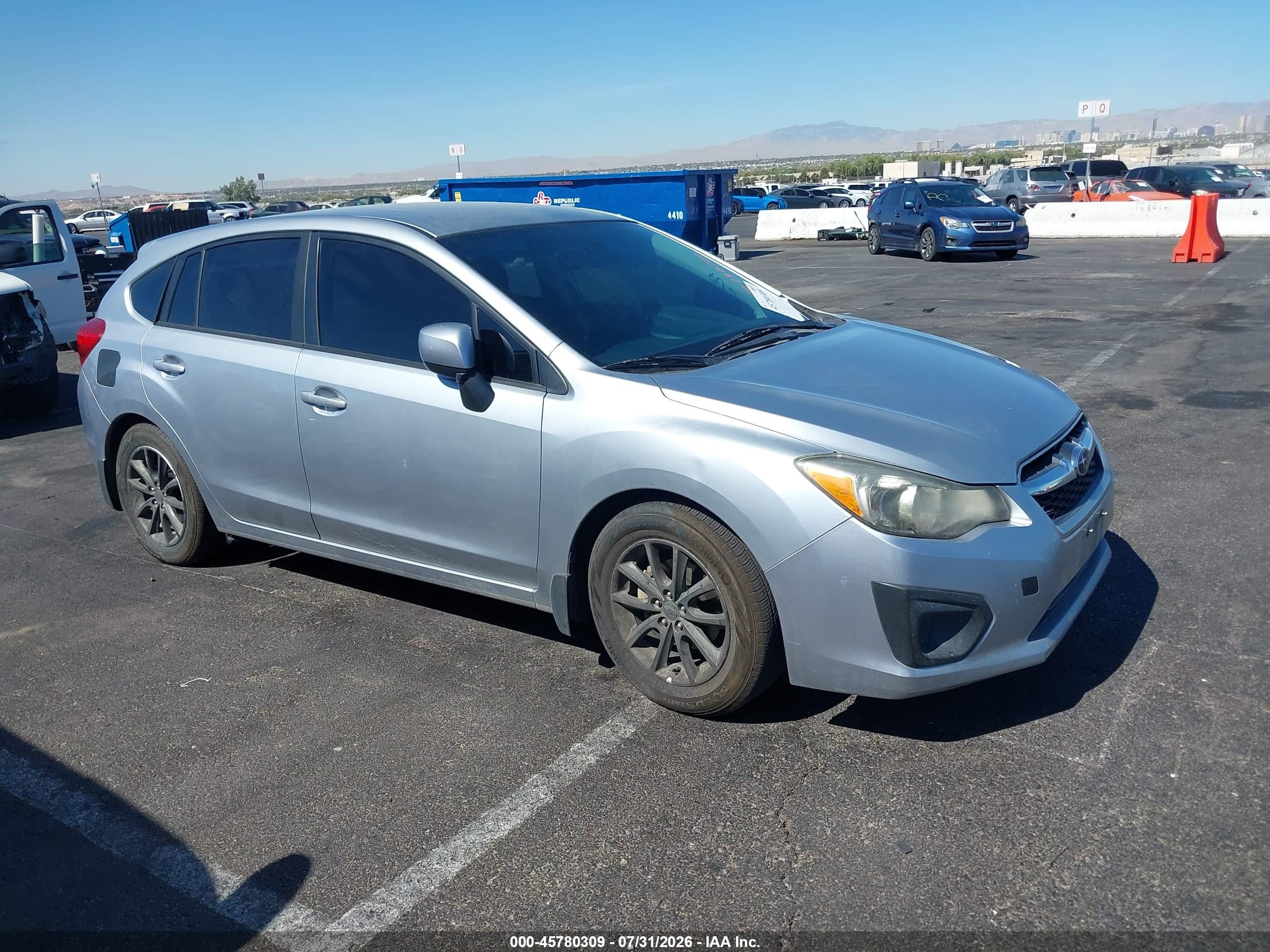 2013 Subaru Impreza Premium, VIN JF1GPAC68DH831033 — Normal wear