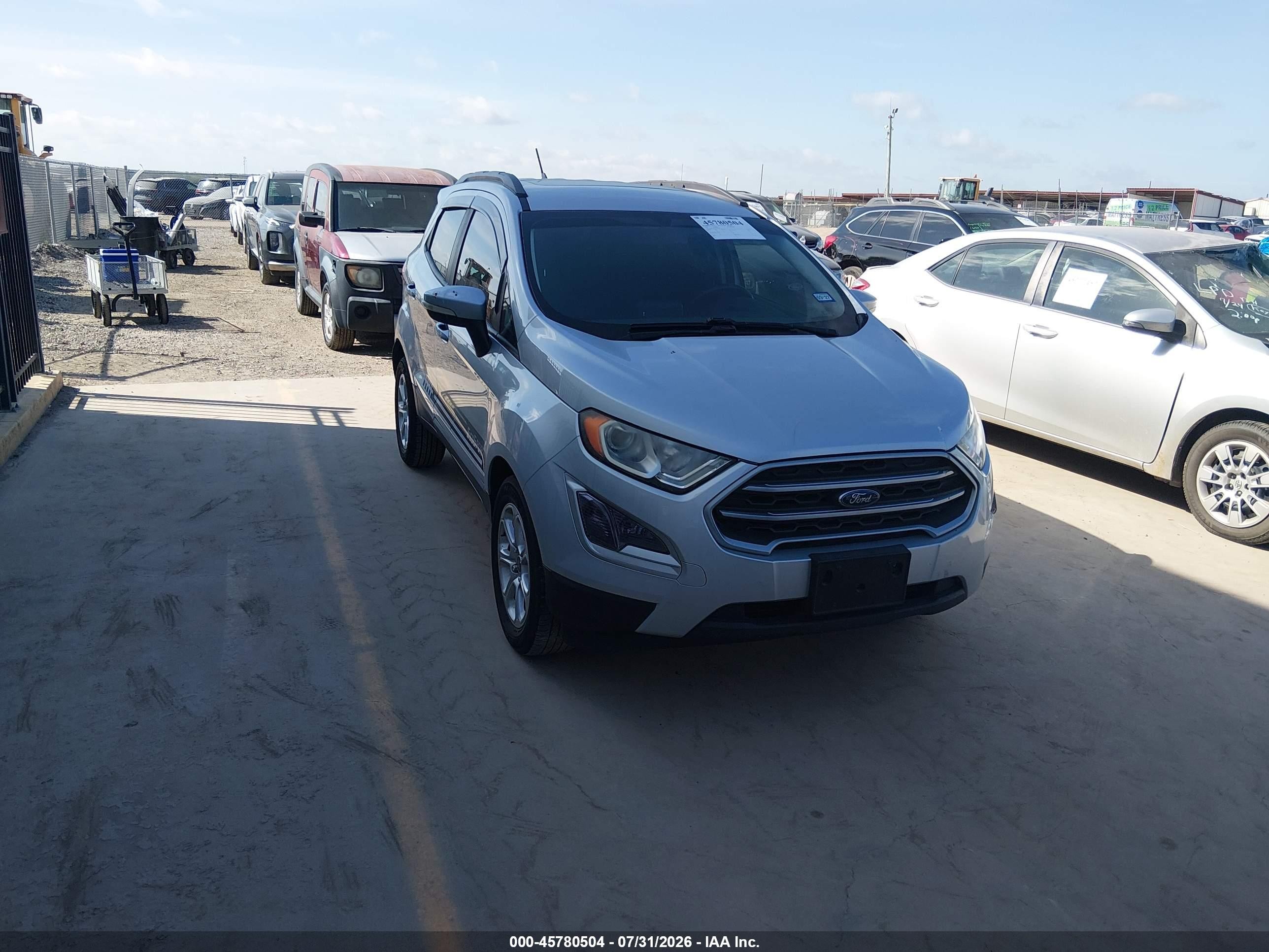 2018 Ford EcoSport SE, VIN MAJ3P1TE1JC244588 — Normal wear