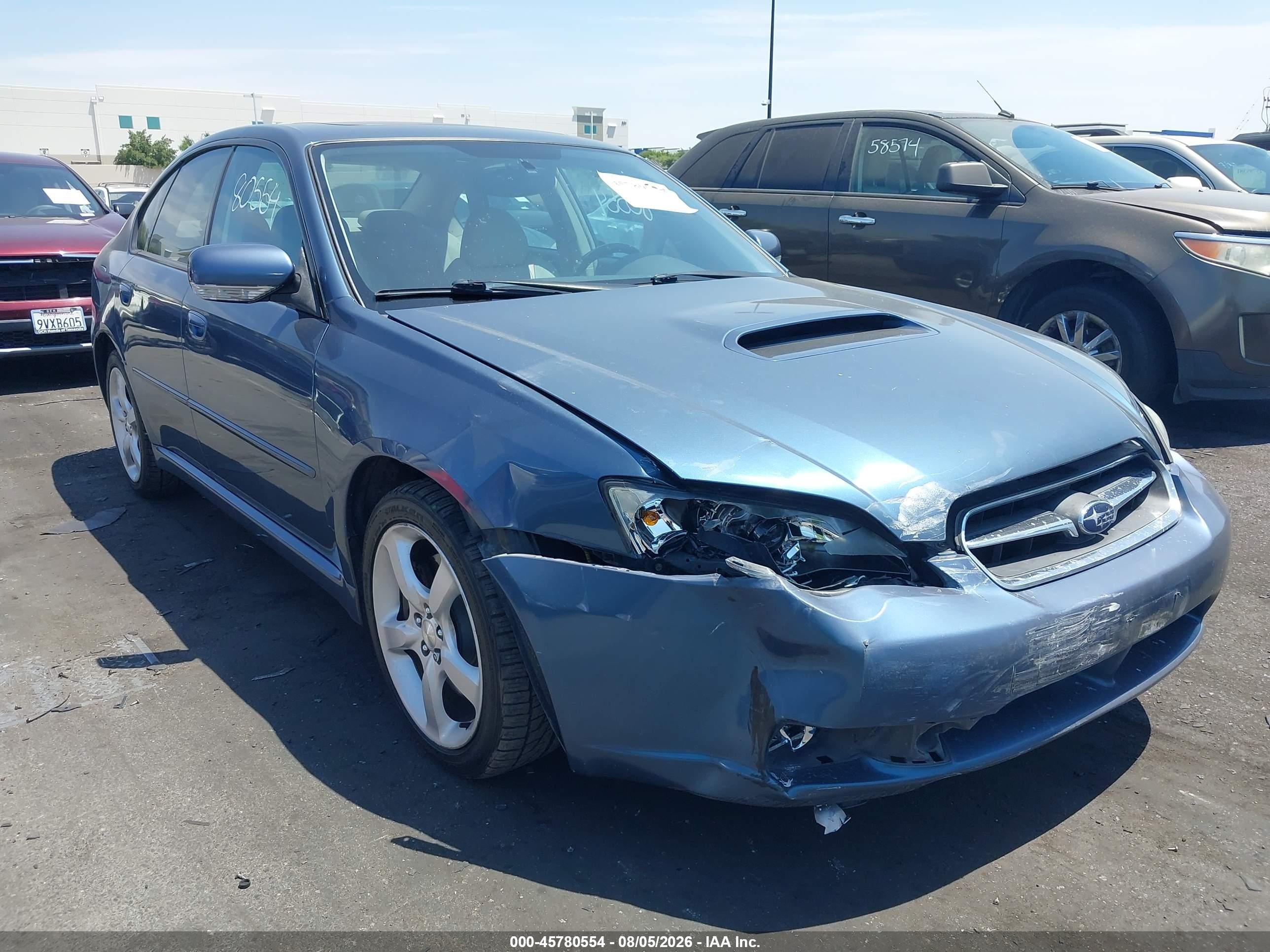 2005 Subaru Legacy GT Limited, VIN 4S3BL676756206210 — Front end